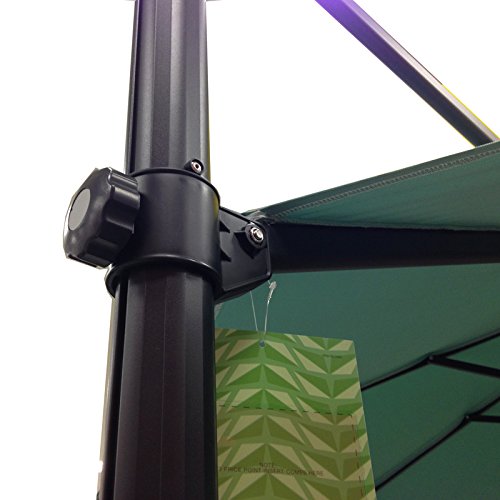 Garden Winds 11' Replacement Umbrella Canopy Top Cover - Durable Outdoor Patio, Deck, and Poolside Shade Solution