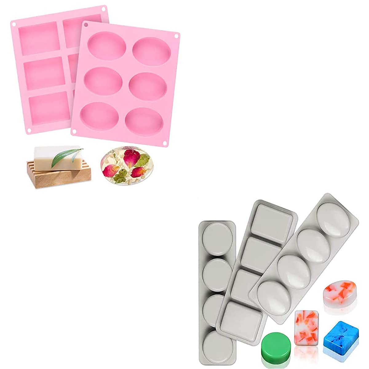 Premium Silicone Soap Molds for DIY Handmade Soap Making - 12 Cavity Heart Shape Soap Molds, Reusable Non-Stick Baking Molds for Bath Bombs, Candles, Resin Crafts - Perfect for Home Spa, Gift Making & Craft Projects