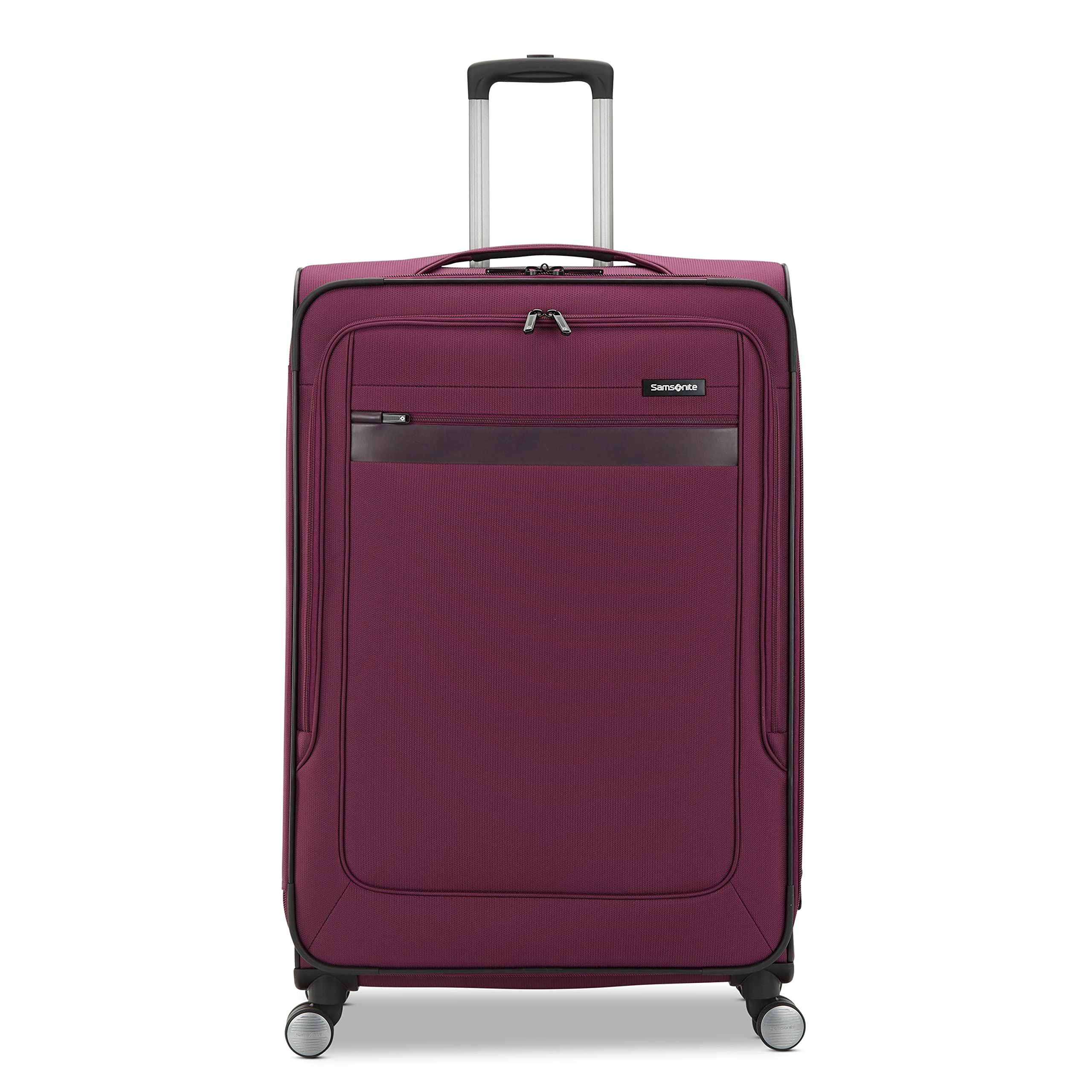 Samsonite Ascella 3.0 Expandable Softside Spinner Luggage with 360° Wheels - Light Plum Suitcase for Travel, Business Trips & Weekend Getaways