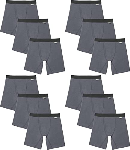 Crafted Comfort Stretch- Exposed Waistband- Black Heather