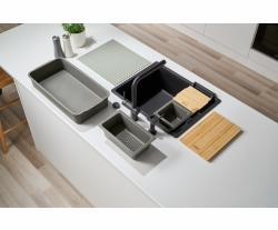 All In Universal Sink Accessory System AIUS300 by Franke - Premium Kitchen Organizer for Dishes, Utensils & Sponges - Perfect for Home, Restaurant & Commercial Use
