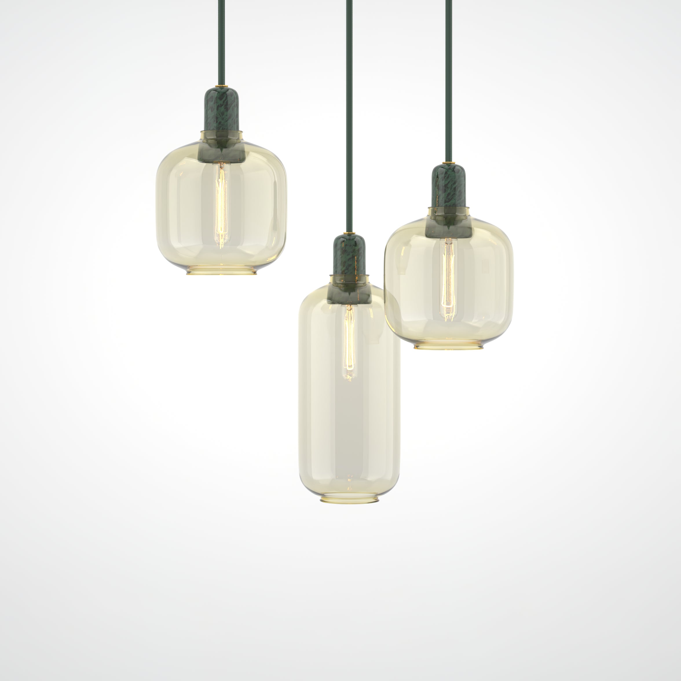 Modern Amp Pendant Lamp - Industrial Style Hanging Light Fixture for Kitchen Island, Dining Room & Bedroom Decor