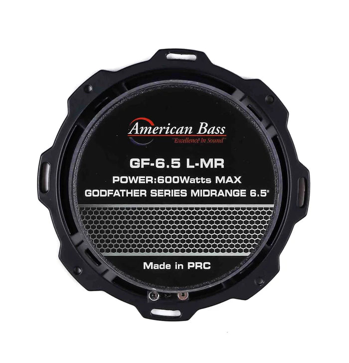 American Bass Godfather 6.5 Inch 300W RMS Midrange Car Speakers - Premium Sound for Vehicles, Trucks & SUVs - Perfect for Upgrading Car Audio Systems