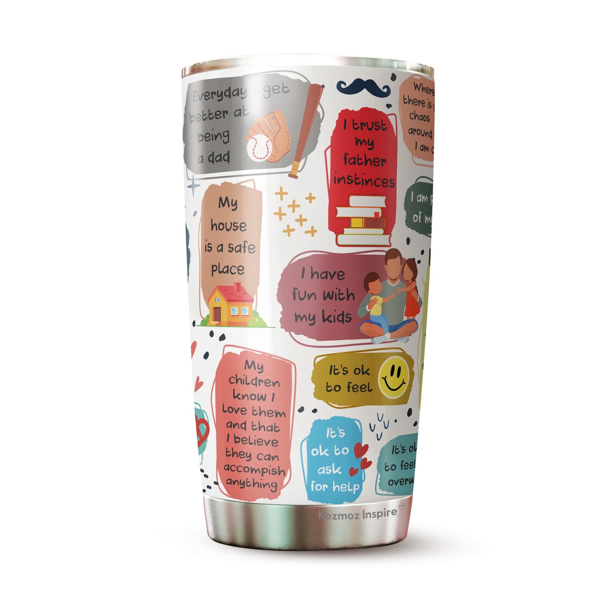 Kozmoz Inspire - Best Gifts for First Time Dads, Father's Day & Birthday Presents for New Dads & Dad-to-Be - Thoughtful Gifts from Wife, Sister & Family - Perfect for Baby Showers, Birth Announcements & Special Occasions