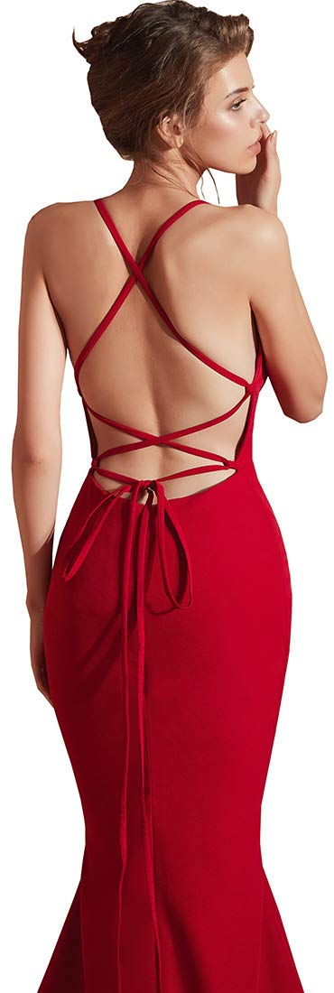 Elegant Women's Mermaid Straps Long Prom Evening Dresses - Perfect for Formal Dances, Weddings & Special Occasions