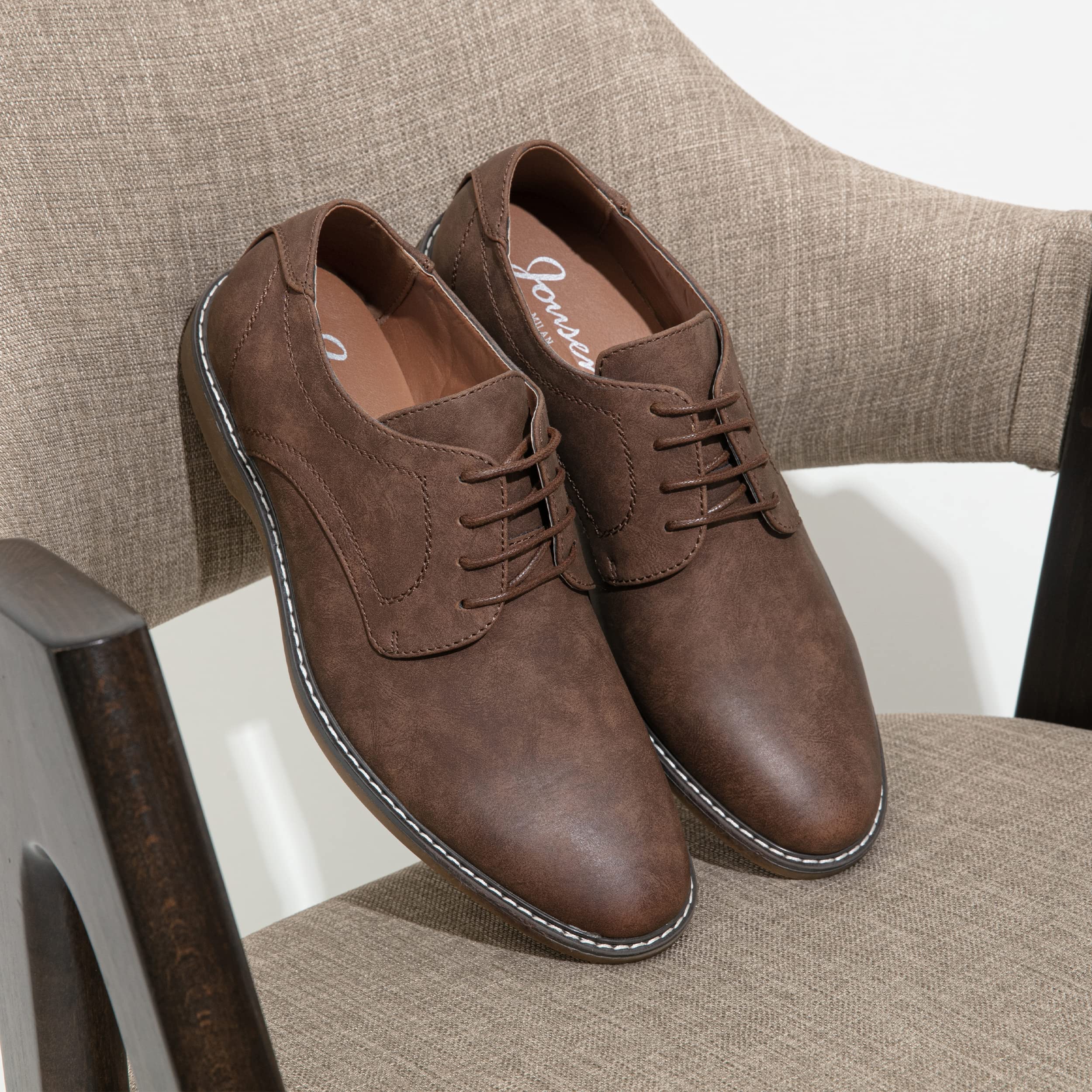 Premium Men's Suede Casual Dress Shoes - Classic Business Loafers for Office, Wedding & Formal Events | Comfortable & Stylish Men's Footwear