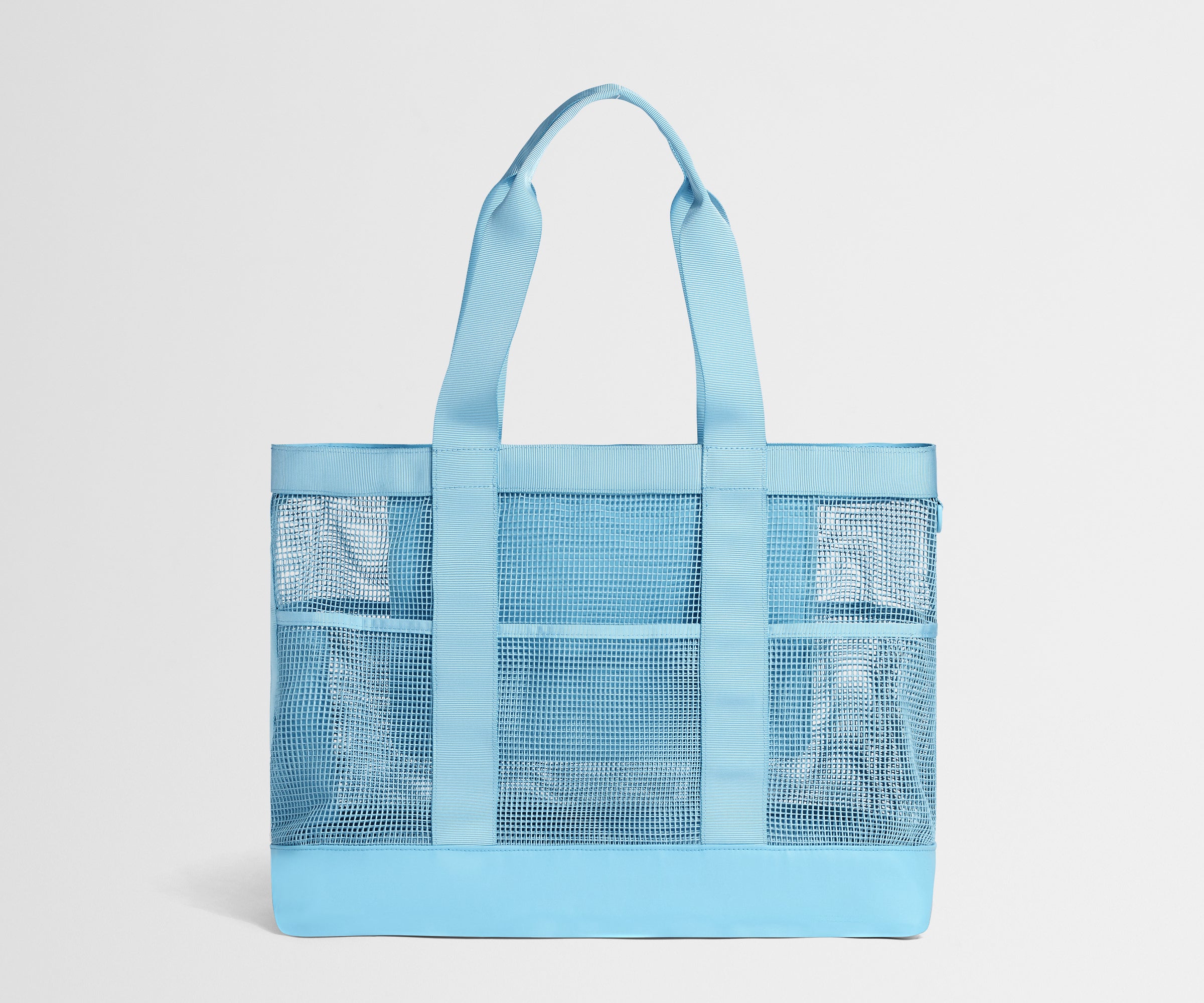Stylish Seaside Blue Beach Tote Bag - Large Waterproof Summer Tote for Women - Perfect for Beach Trips, Poolside Lounging & Vacation Essentials