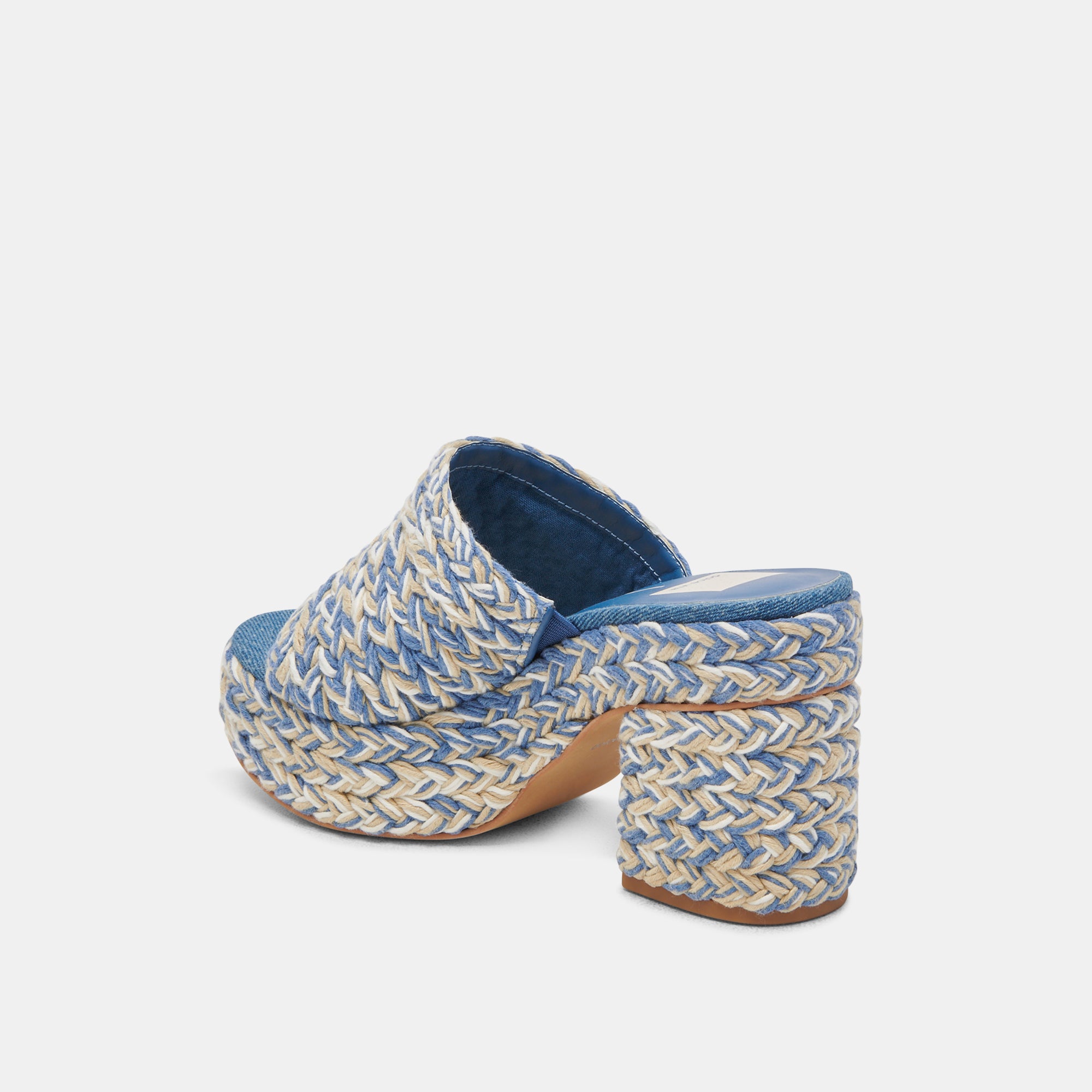 Stylish Blue Multi Woven High Heels for Women - Perfect for Parties, Weddings & Evening Events