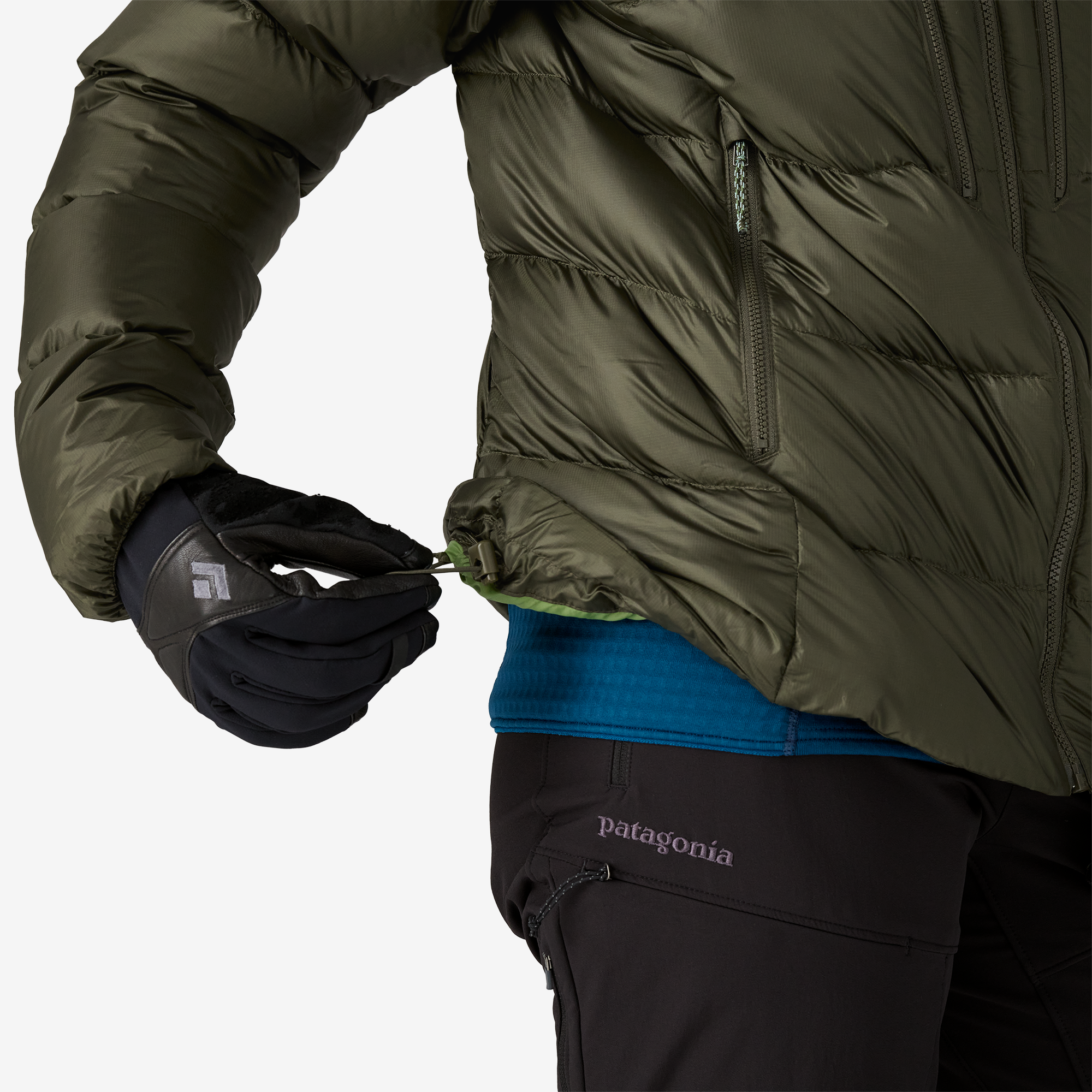 Women's Fitz Roy Down Hoody - Lightweight Warm Winter Jacket for Outdoor Hiking & Camping - Waterproof Windproof Puffer Coat for Cold Weather Adventures