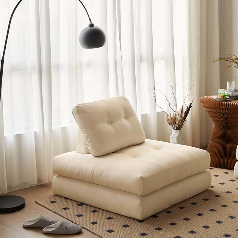 Convertible Floor Couch - Modular Sofa for Living Room, Bedroom or Lounge - Space-Saving Furniture for Small Apartments and Relaxation Areas