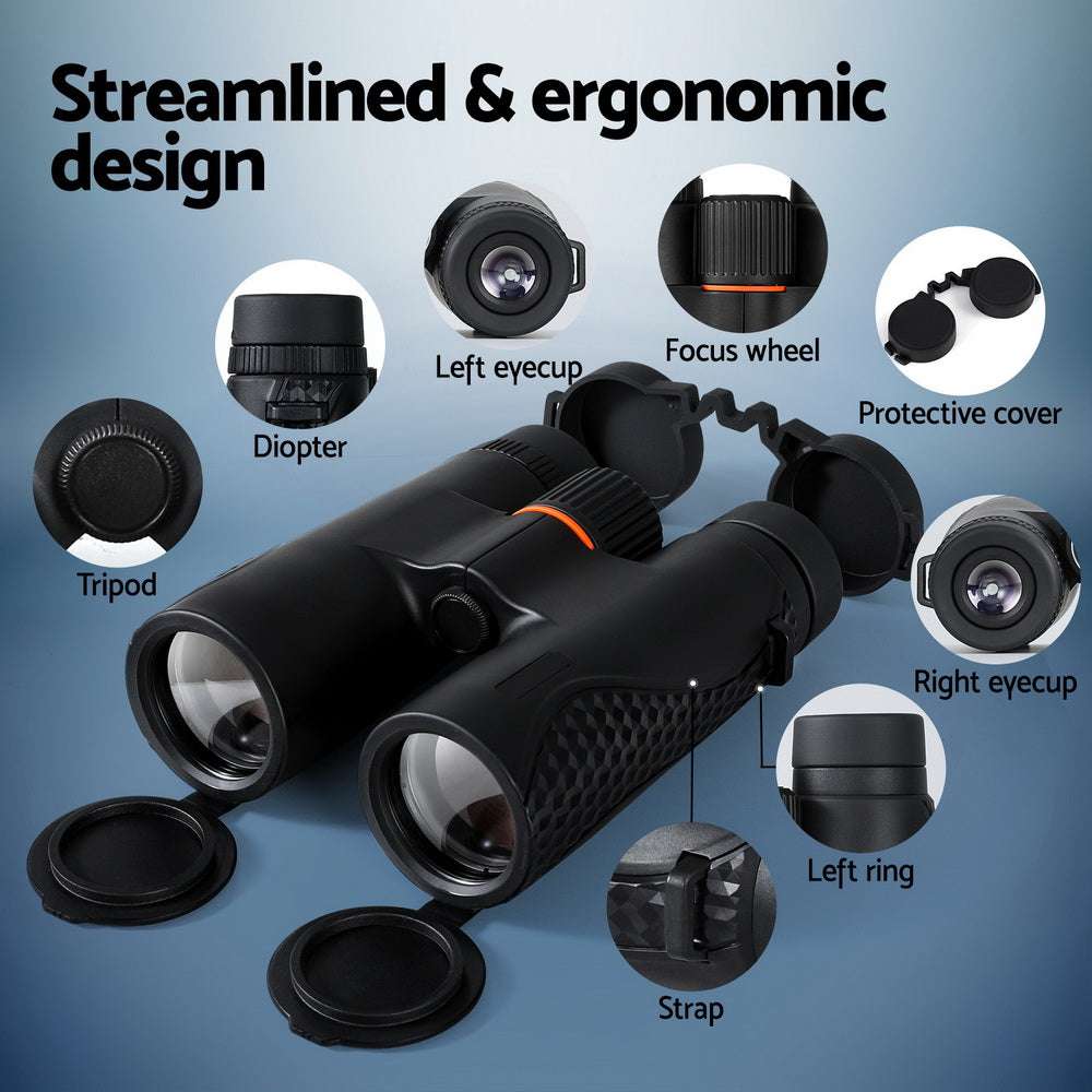 12X50 HD Zoom Binoculars for Adults - High Power Optical Telescope for Bird Watching, Hunting, Camping & Live Concerts | Portable & Lightweight Outdoor Gear