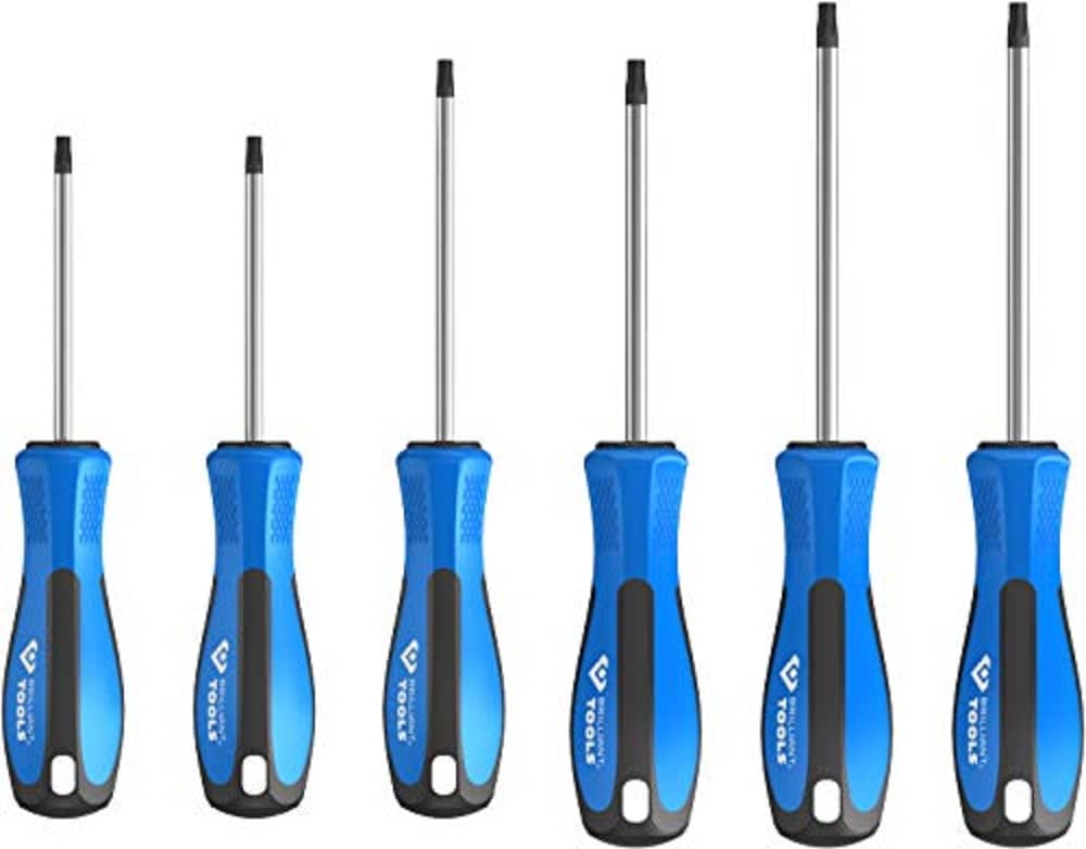 BRILLIANT TOOLS BT031010 6-Piece TORX Screwdriver Set for Automotive & DIY