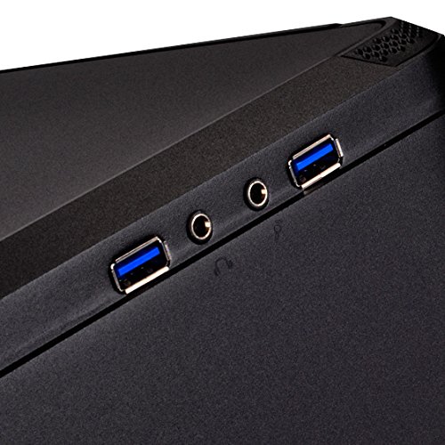 SilverStone SST-FTZ01B Black Mini-ITX Gaming PC Case - Compact High Performance Fortress Design for Small Form Factor Builds | Perfect for Home Theater PCs, LAN Parties & Space-Saving Gaming Setups