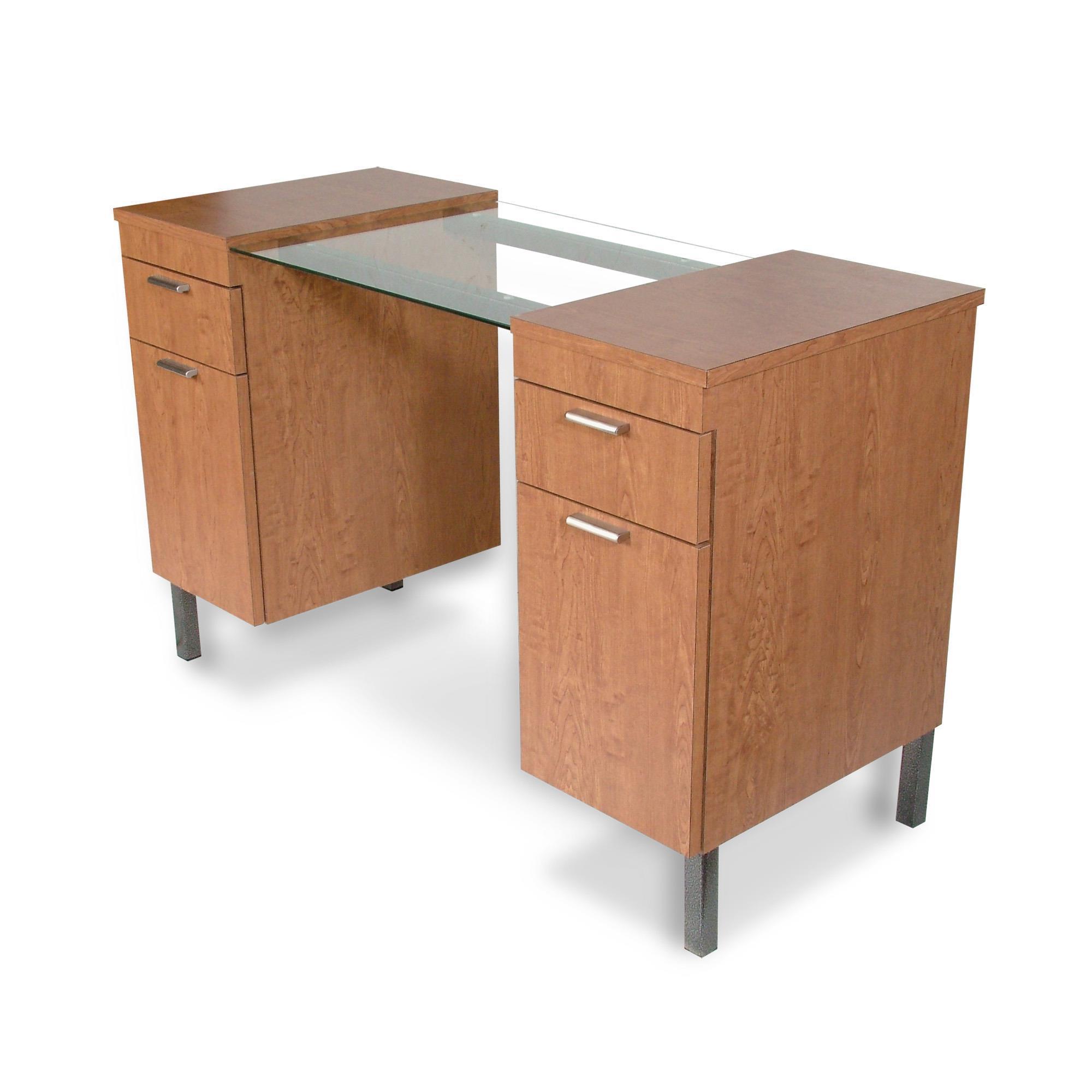 Professional Collins Enova 48 Manicure Table for Nail Salon & Spa - Portable Nail Technician Station with Adjustable Height & Storage Drawers - Perfect for Home & Commercial Use
