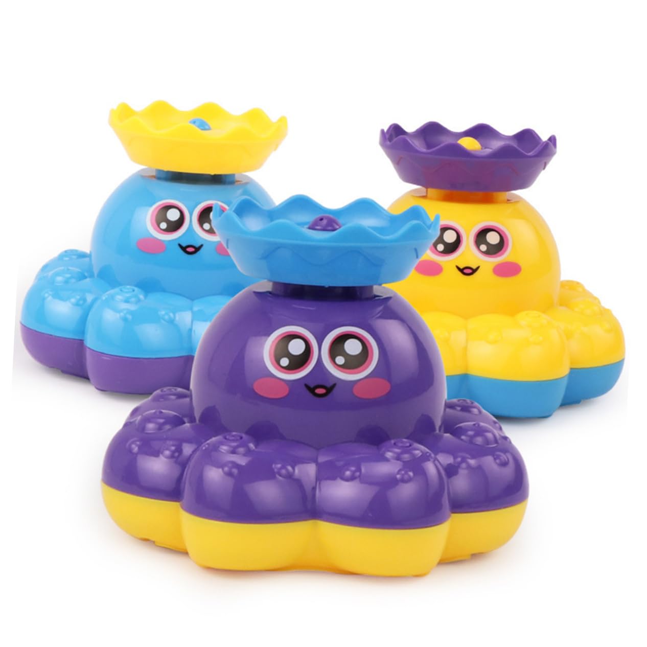 BRIGHTFUFU Electronic Sprayer Bath Toys for Kids - Fun Floating Water Toys for Bathtub Playtime, Purple (Great for Sensory Play & Early Learning)