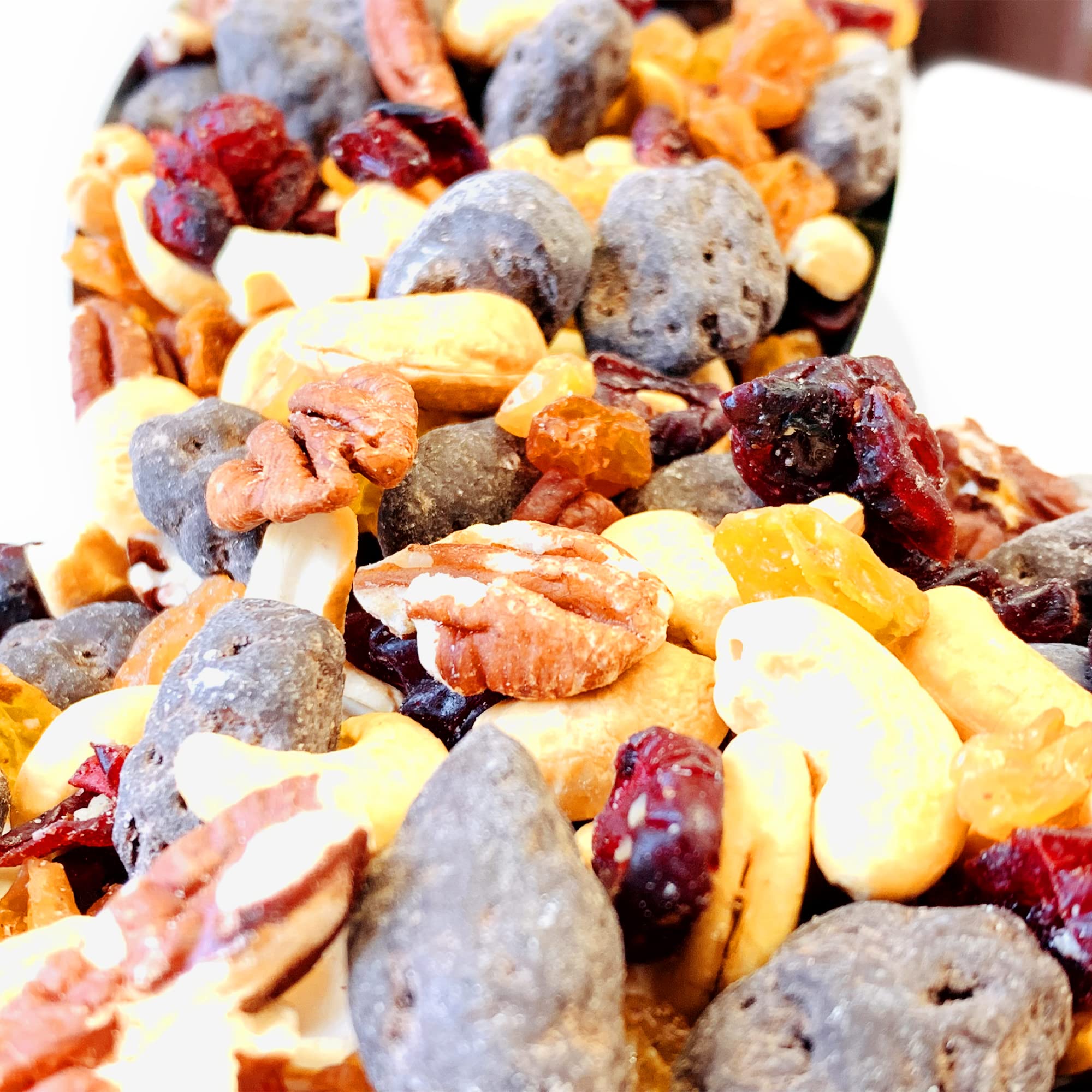 NY SPICE SHOP Premium Sweet & Salty Trail Mix with Sea Salt, Mixed Nuts & Dried Fruits - Healthy Snack Packs for Adults & Kids - 3lb Bulk Size - Perfect for Hiking, Office Snacks & Road Trips