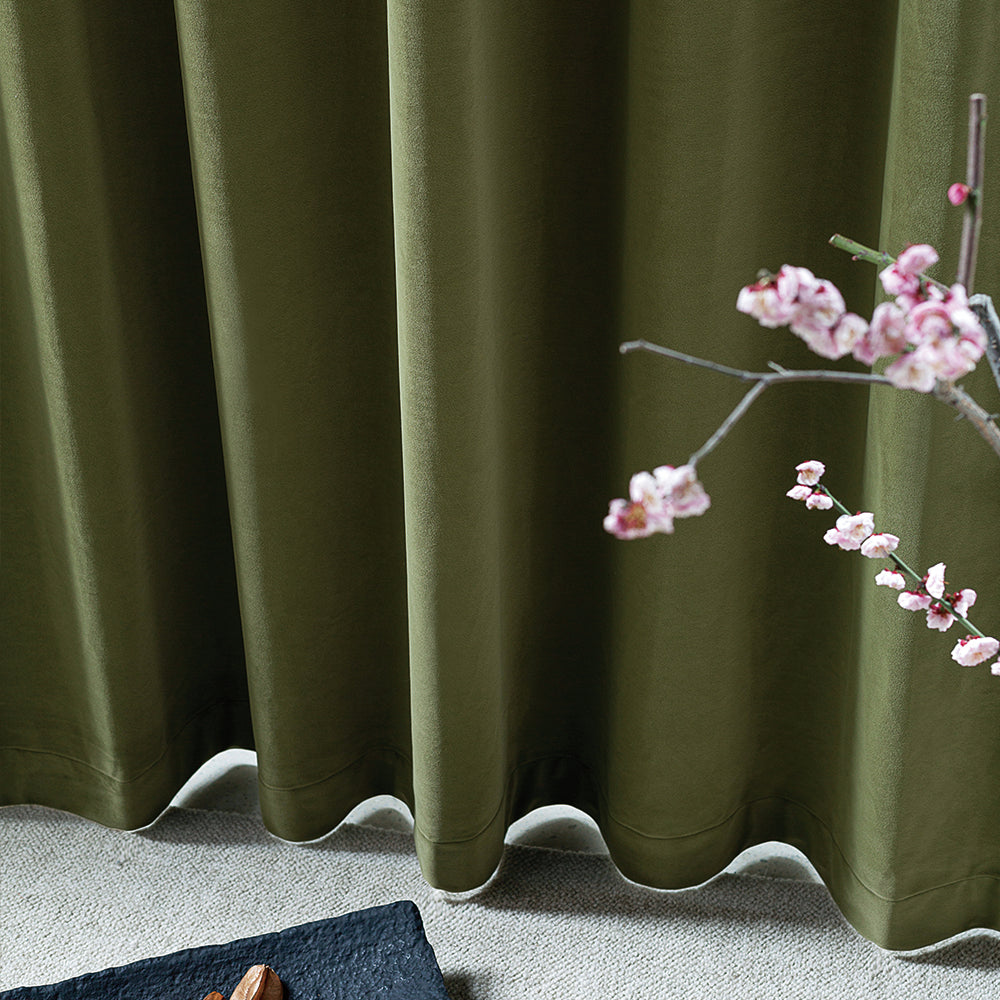 Premium Fire Brick Blackout Curtains - Heavyweight Velvet Thermal Insulated Drapes with Grommet Top for Bedroom & Living Room | Noise Reducing & Light Blocking Luxury Window Treatments