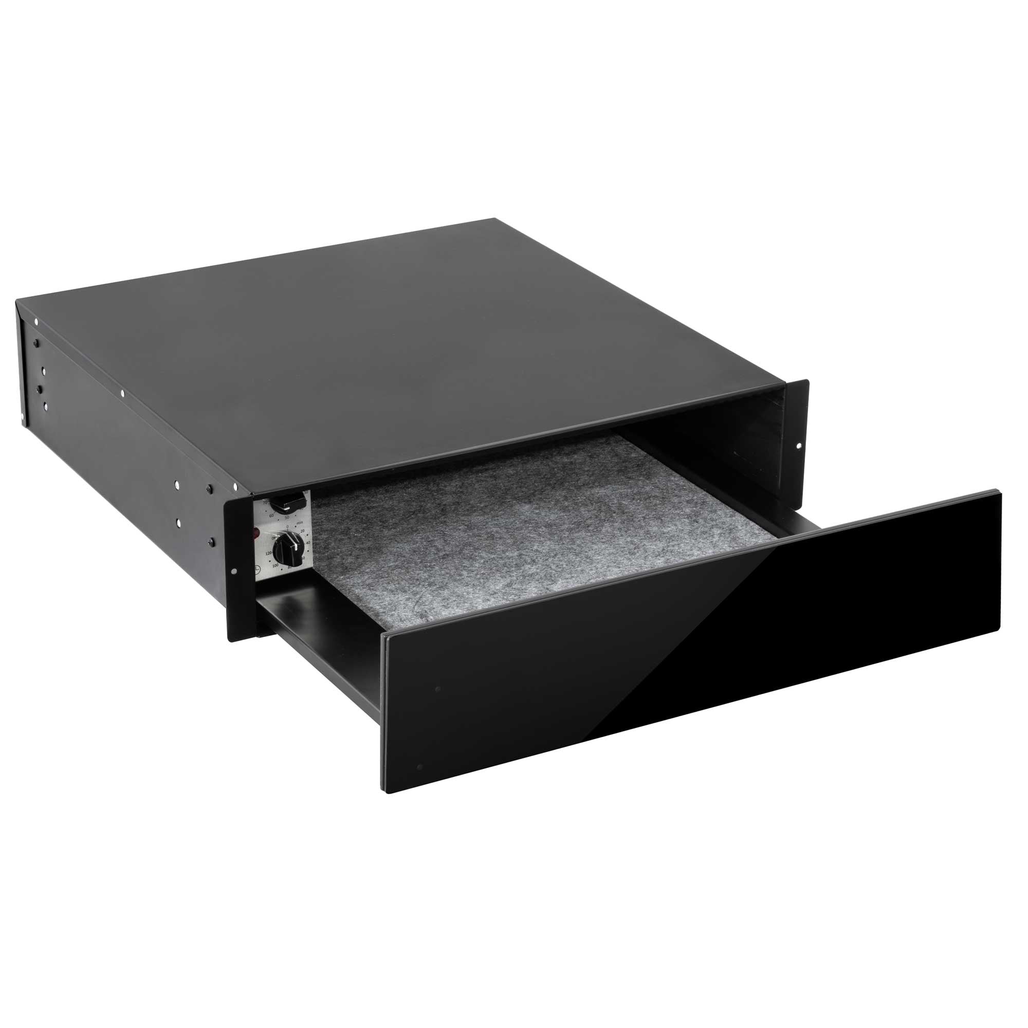 Baridi 60cm Built-In Warming Drawer with Push-to-Open & Anti-Slip Mat - Black DH201 | Perfect for Kitchen, Dining Room & Entertaining