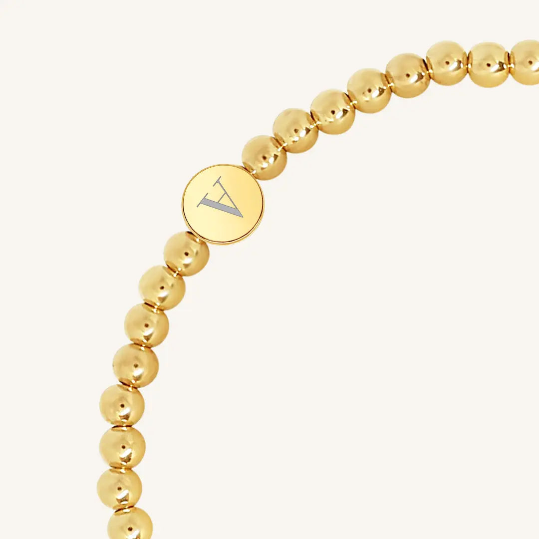 Etch Alpha Letter Bracelet - Personalized Custom Name Bracelet for Women & Men - Perfect for Gifts, Anniversaries, and Everyday Wear