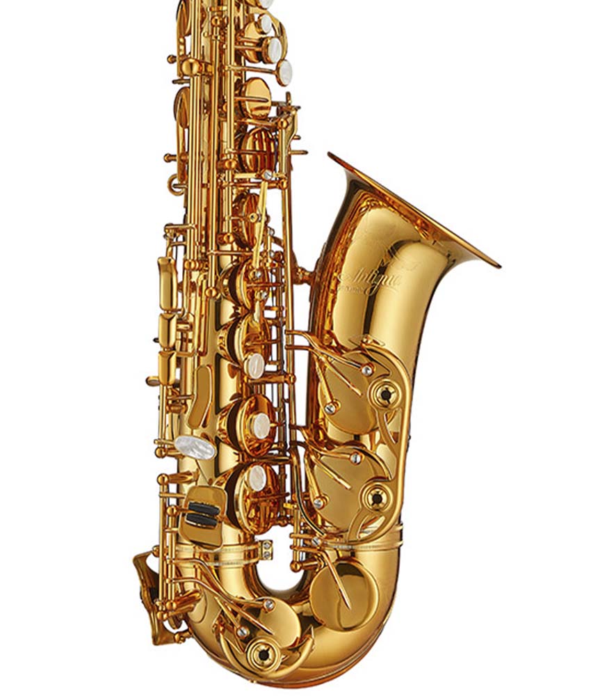 Antigua Winds AS6200 Pro One Alto Saxophone - Vintage Lacquer Finish | Professional Woodwind Instrument for Jazz, Band & Studio Performance