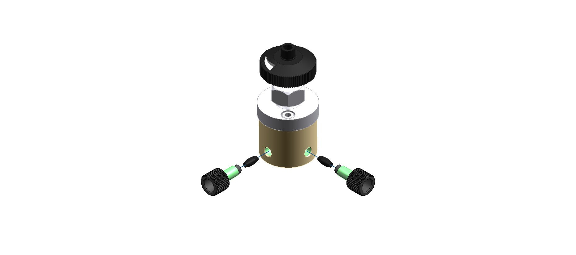 Bioclean Prime Purge Valve with Luer Stem Port - High Performance Medical Grade Valve for IV Therapy, Infusion Pumps & Laboratory Equipment
