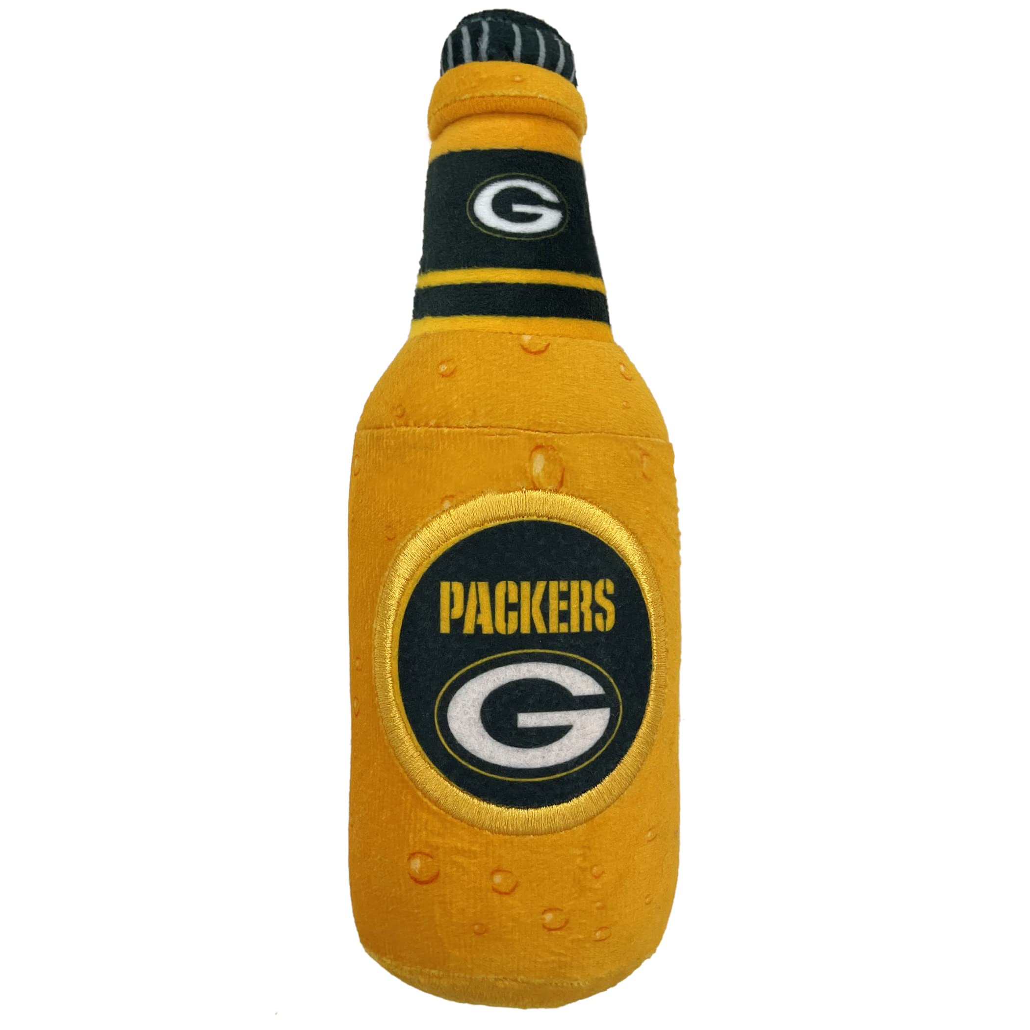 Pets First NFL Beer Bottle Chew Toy for Dogs - Durable Pet Chewing Toy for Puppies, Fun Football-Themed Dog Toy for Playtime & Training