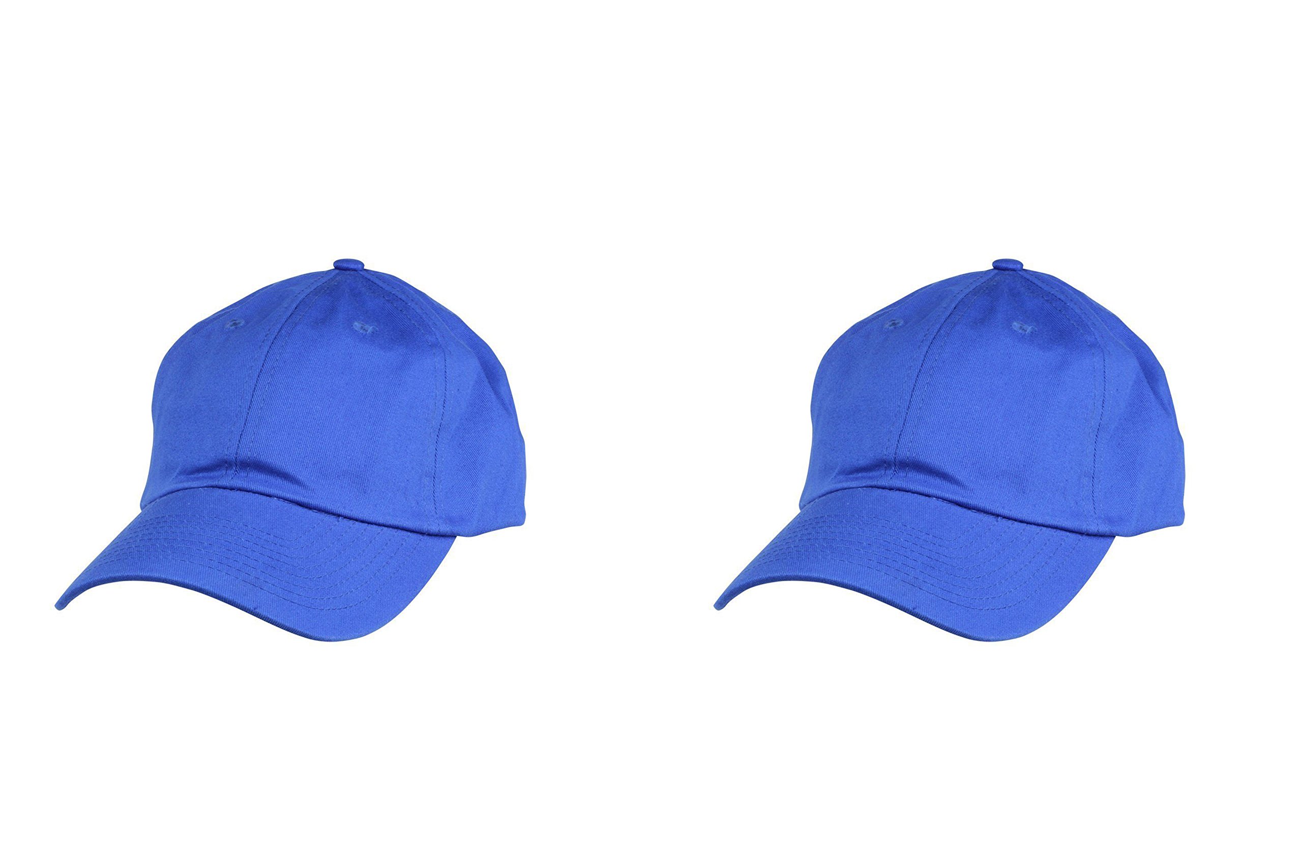 ImpecGear Unisex Adjustable Cotton Baseball Cap - 2 Pack (Black & White) for Men & Women - Breathable Casual Hat for Outdoor Sports, Running, Travel