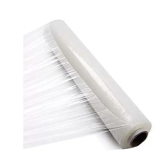 STARGAZE 12 Inch x 200 Meters Heavy Duty Plastic Wrap Roll - 950g Pack of 1 - Clear Stretch Film for Moving, Shipping, Storage & Food Preservation - Industrial Strength Packing Wrap for Boxes & Pallet Securing