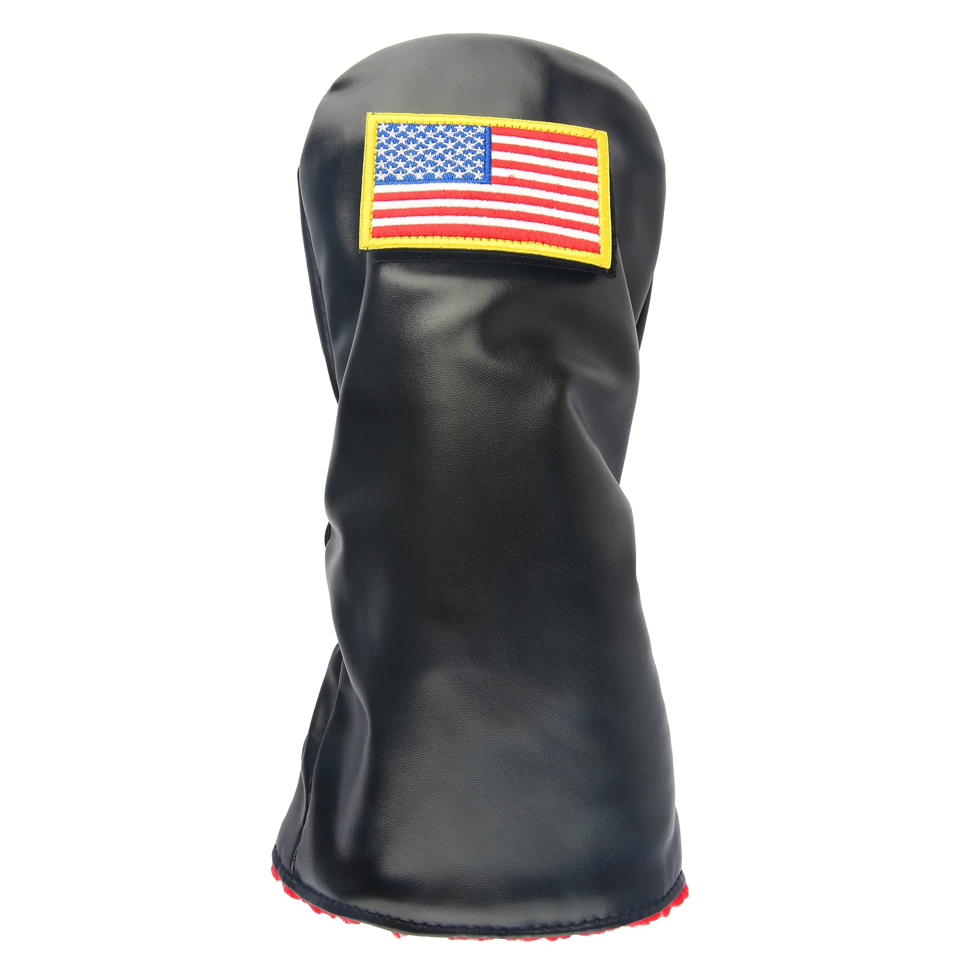 Premium Leather Golf Club Head Cover for 460CC Drivers - Customizable with Replaceable Embroidery Badges | Perfect for Golf Course Protection & Style Enhancement