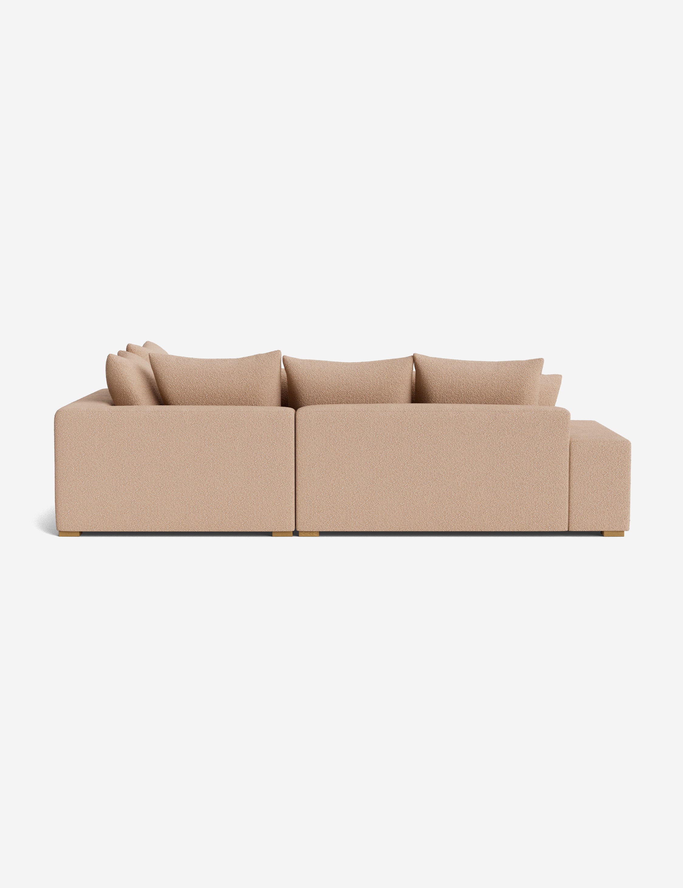 Stylish Clayton Sectional Sofa - Modern L-Shaped Couch for Living Room, Home Theater & Lounge Areas | Comfortable Fabric Upholstery & Spacious Seating