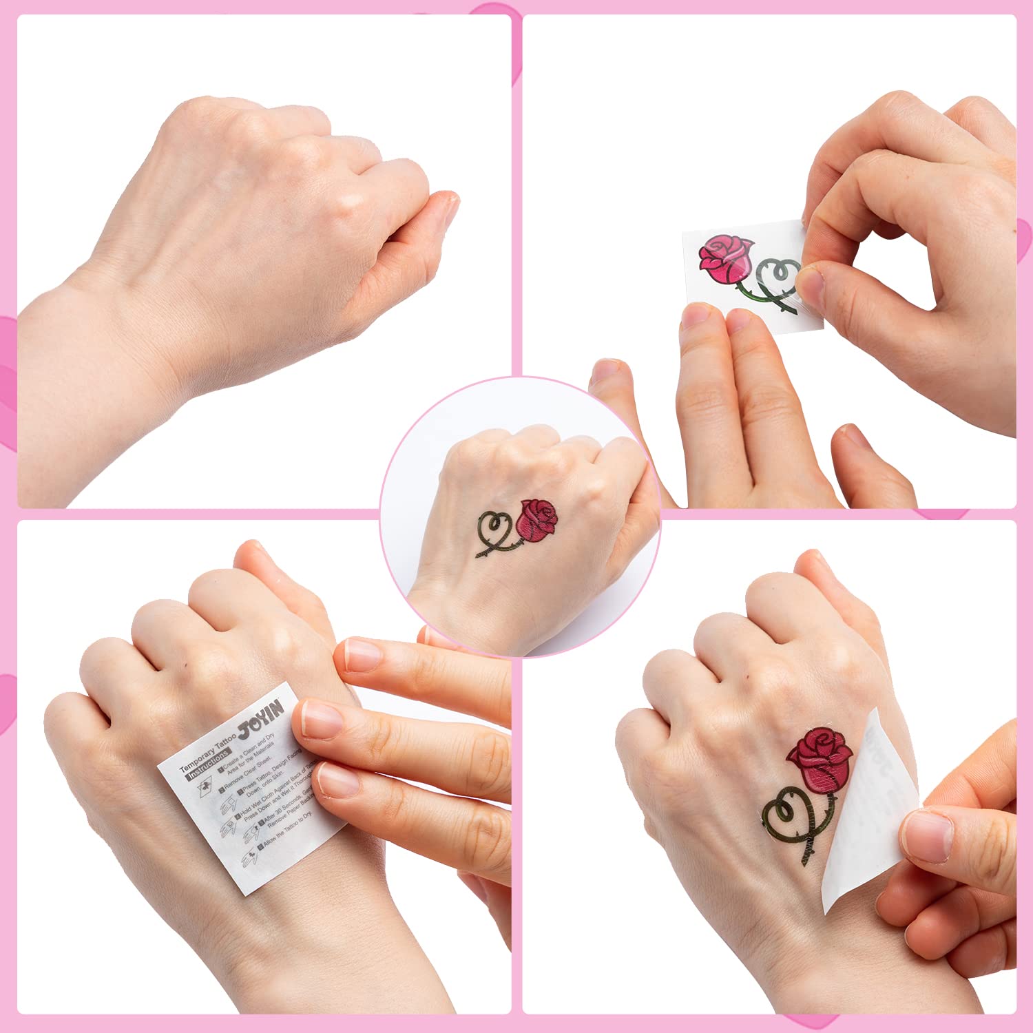 JOYIN 1000+ Pieces Valentine's Day Party Supplies Kit with Temporary Tattoos, Foam Stickers, Stampers & Stickers - Perfect for Valentine's Party Favors, Classroom Crafts, DIY Decorations, Wedding Photo Props, and Kids' Art Projects
