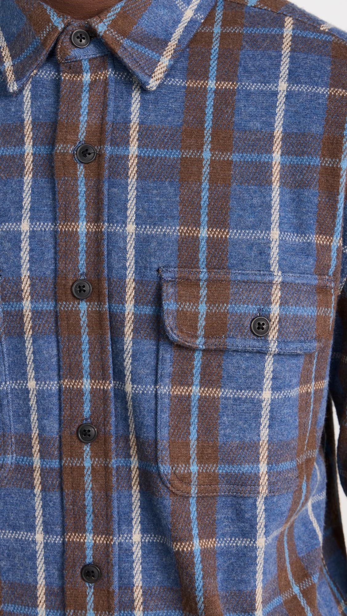 Faherty Men's Legend Sweater Shirt - Soft Cotton Blend Pullover for Casual Wear, Layering & Outdoor Activities