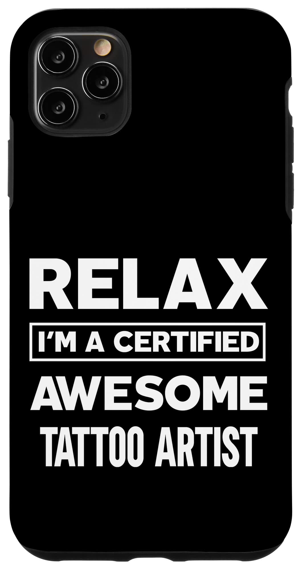 iPhone 11 Pro Max Case for Tattoo Artists - Certified Durable Phone Cover for Work Anniversary Gift | Perfect for Tattoo Studios & Creative Professionals
