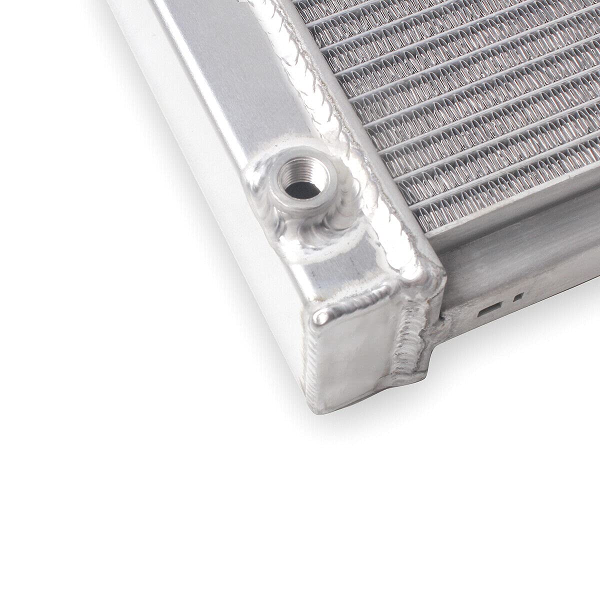 OHOB-COOL 3-Row Full Aluminum Radiator with Shroud Fan - Compatible with 1973-1991 Chevy Blazer, Suburban, GMC Jimmy & C/K/G C10 Pickup Trucks - High-Performance Cooling for Off-Roading, Towing & Hot Weather Driving