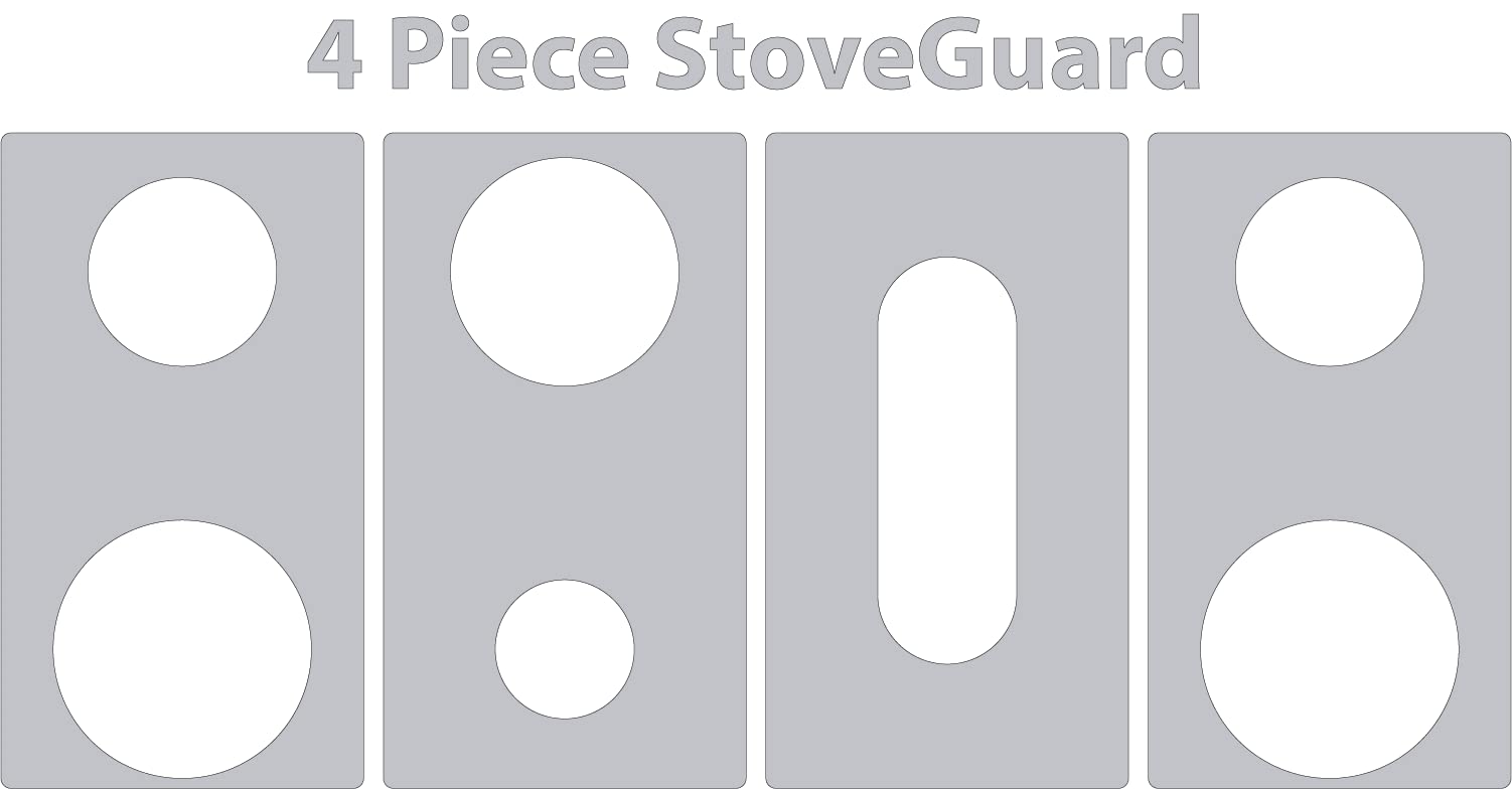Premium StoveGuard USA-Made Gas Stove Cover - Custom Designed & Precision Cut for Zline RA48 Model - Perfect for Kitchen Protection & Countertop Safety