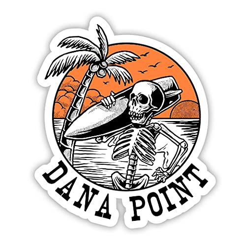 Squiddy Dana Point Vinyl Sticker Decal - Waterproof & Durable 3