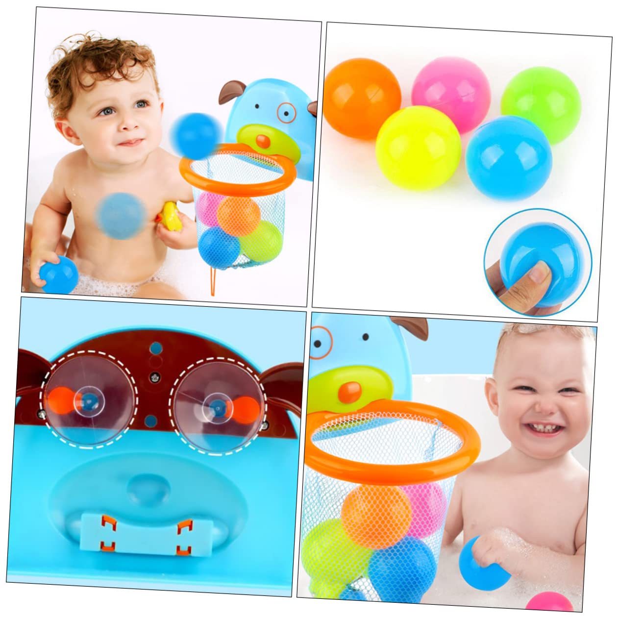 VICASKY 2 Sets Bath Toys for Toddlers - Water Play Shower Toys for Kids, Non-Toxic Plastic Baby Bath Time Fun - Perfect for Bathtub, Pool & Outdoor Water Activities