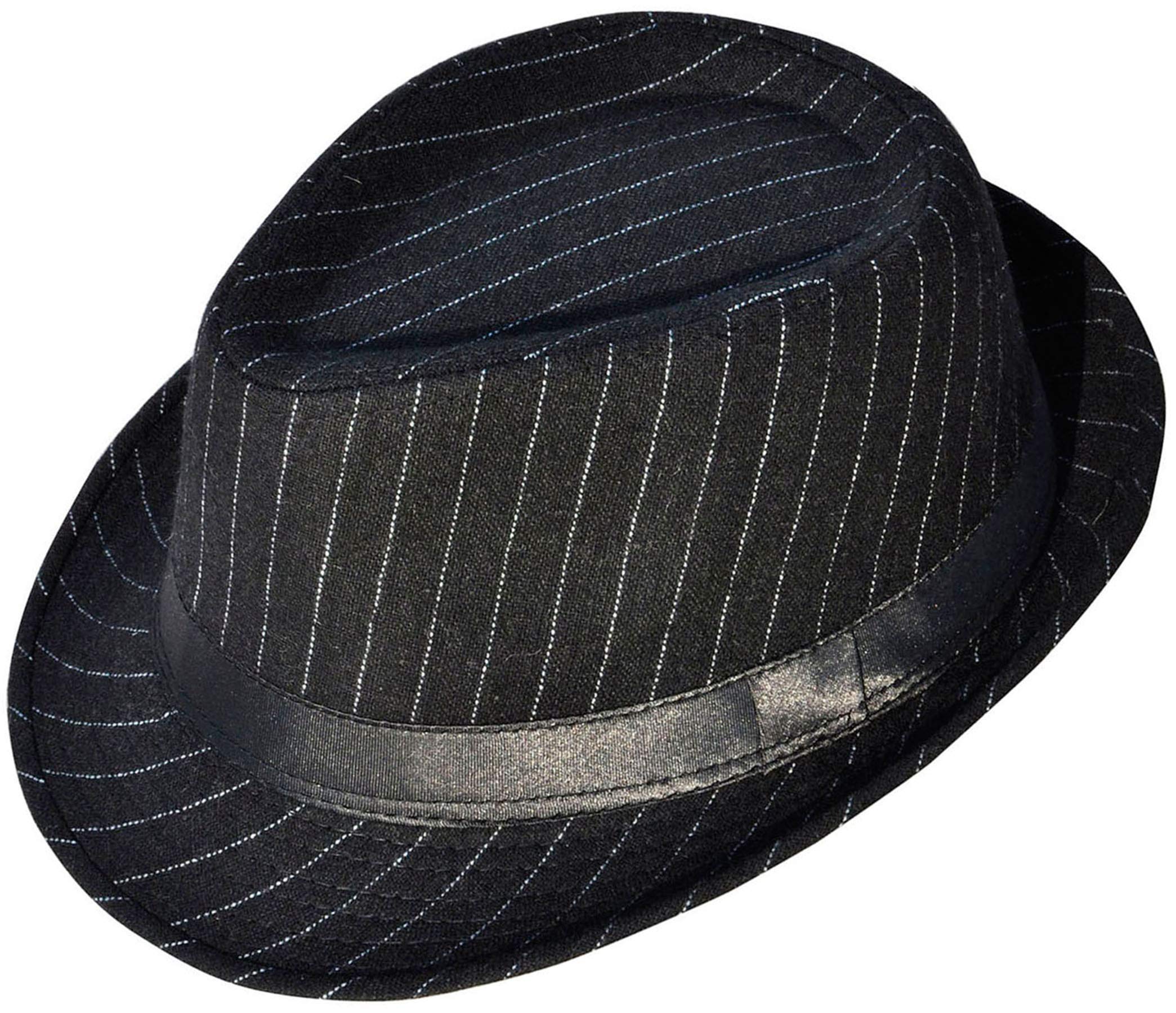 Stylish Fedora Hats for Women & Men - Classic Gangster Design, Stain-Resistant & Crushable Wool Felt Hat - Perfect for Vintage Fashion, Cosplay, Weddings and Outdoor Events