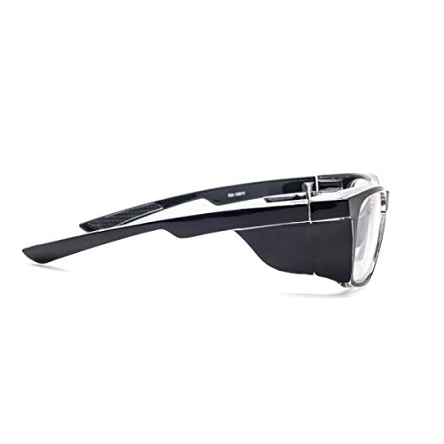 Radiation Safety Glasses - .75mm Pb Leaded Glass Lenses for X-Ray Protection - Model 15011 - Ideal for Medical Professionals, Dentists & Radiology Technicians