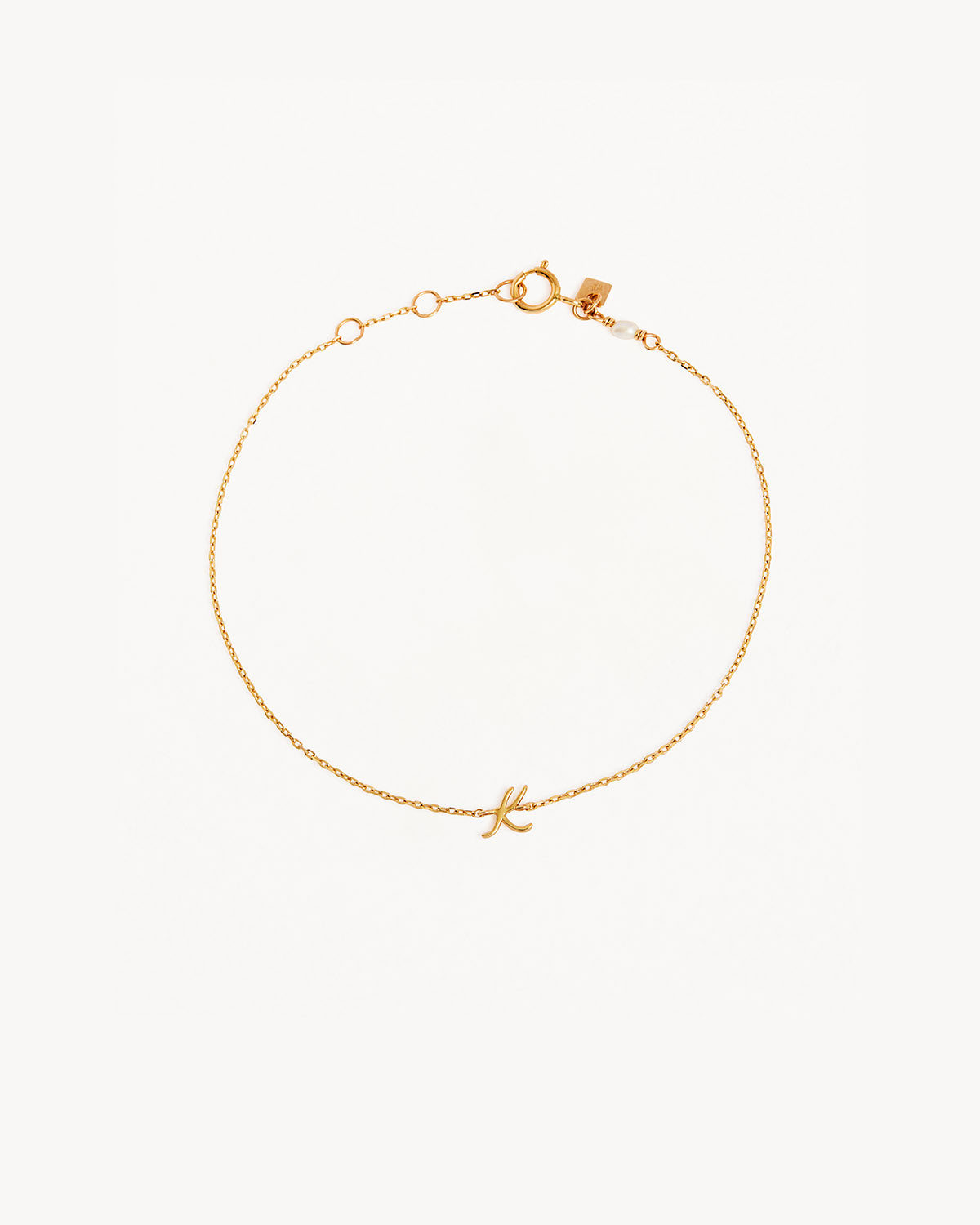 14K Solid Gold Love Letter Bracelet - Personalized Engraved Name Bracelet for Women, Romantic Gift for Her - Perfect for Anniversaries, Valentine's Day & Special Occasions