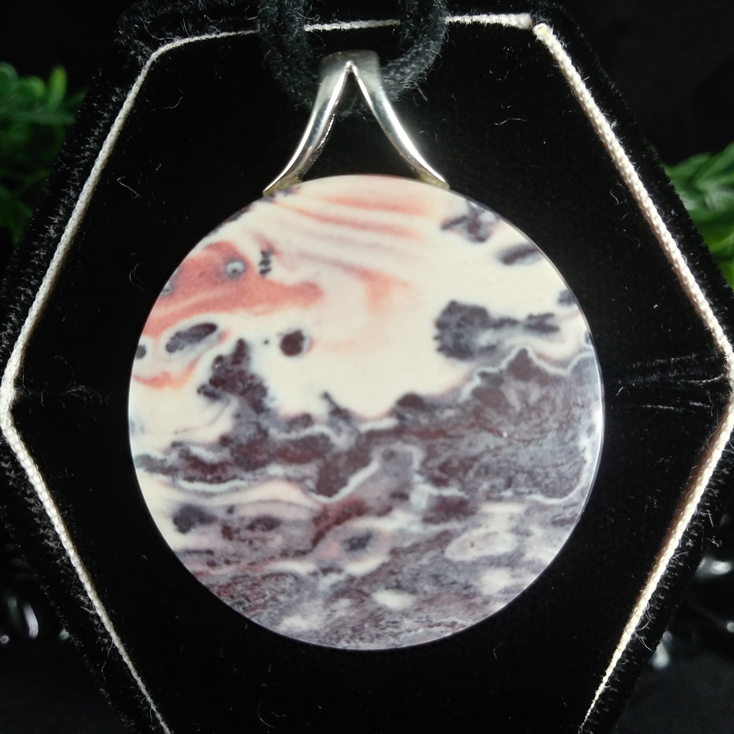 Handcrafted Sterling Silver Jasper Gemstone Pendant (10.4g) - Elegant Jewelry for Women, Perfect Gift for Birthday & Anniversary