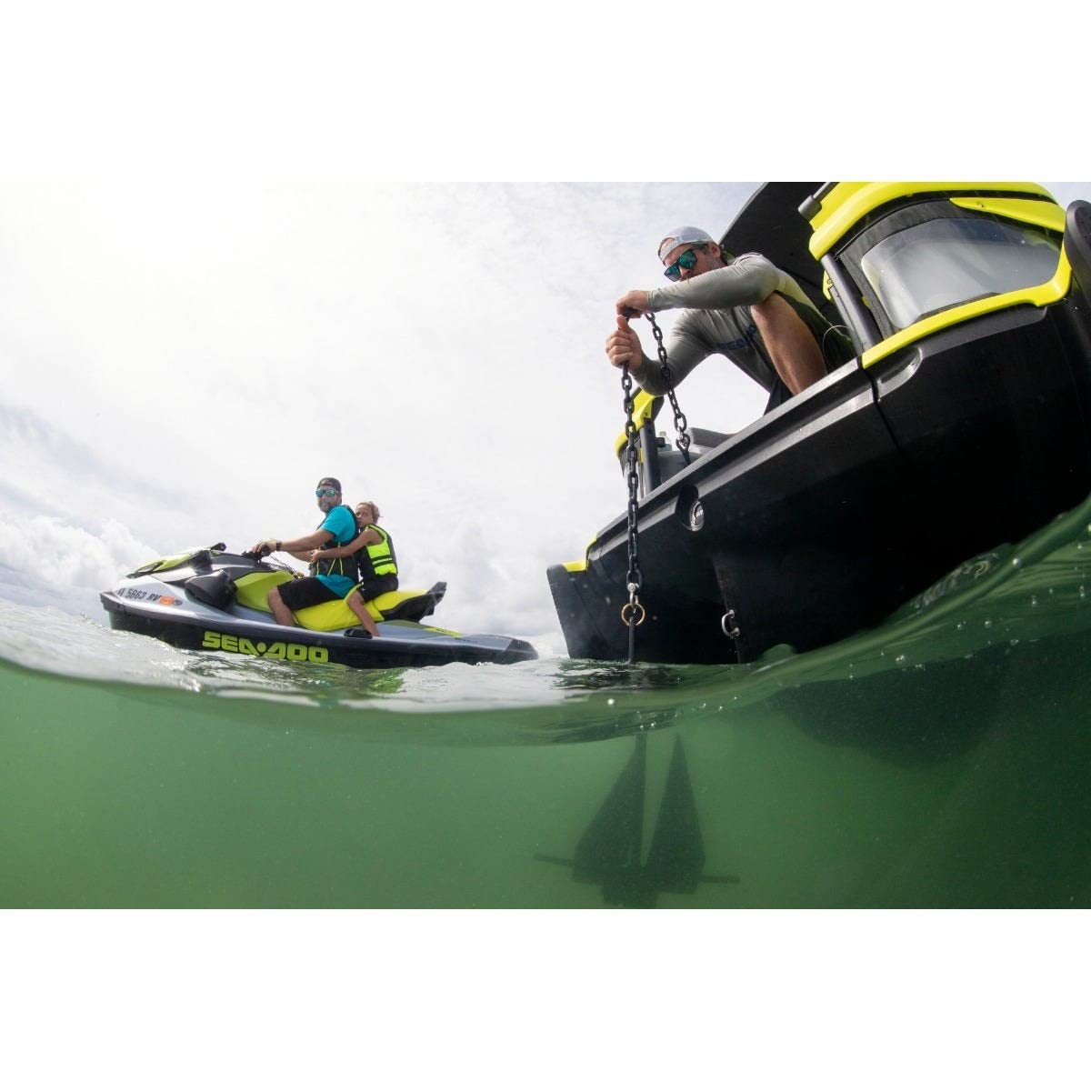 Sea Doo Switch Boat Pontoon Anchor Kit OEM New 295100821 - Perfect for Water Sports, Fishing & Lakeside Adventures