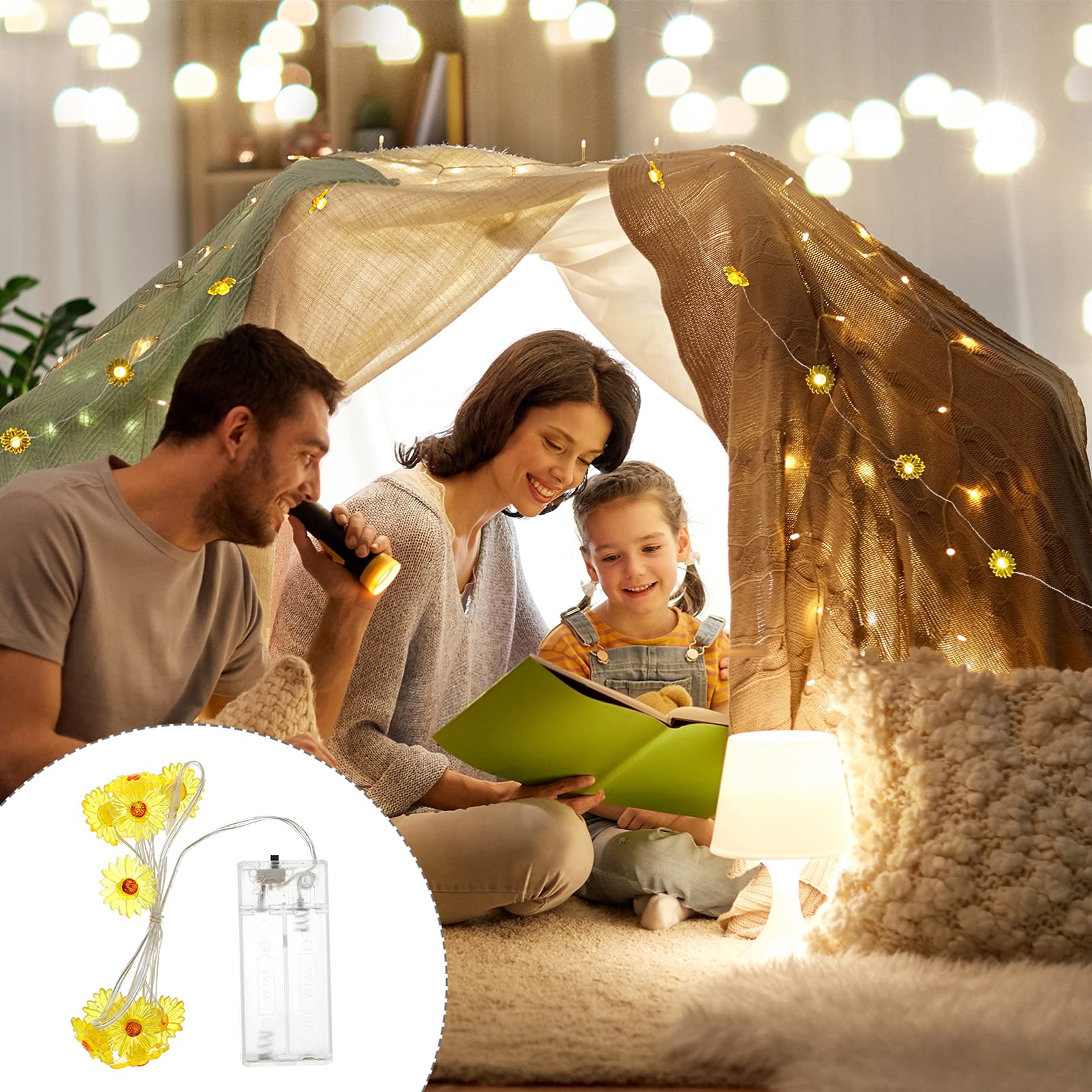 Fairy String Lights - Decorative LED Lights for Bedroom, Wedding, Party & Outdoor Decor - Waterproof & Dimmable Fairy Lights for Home, Garden, Patio, and Christmas Tree Decoration