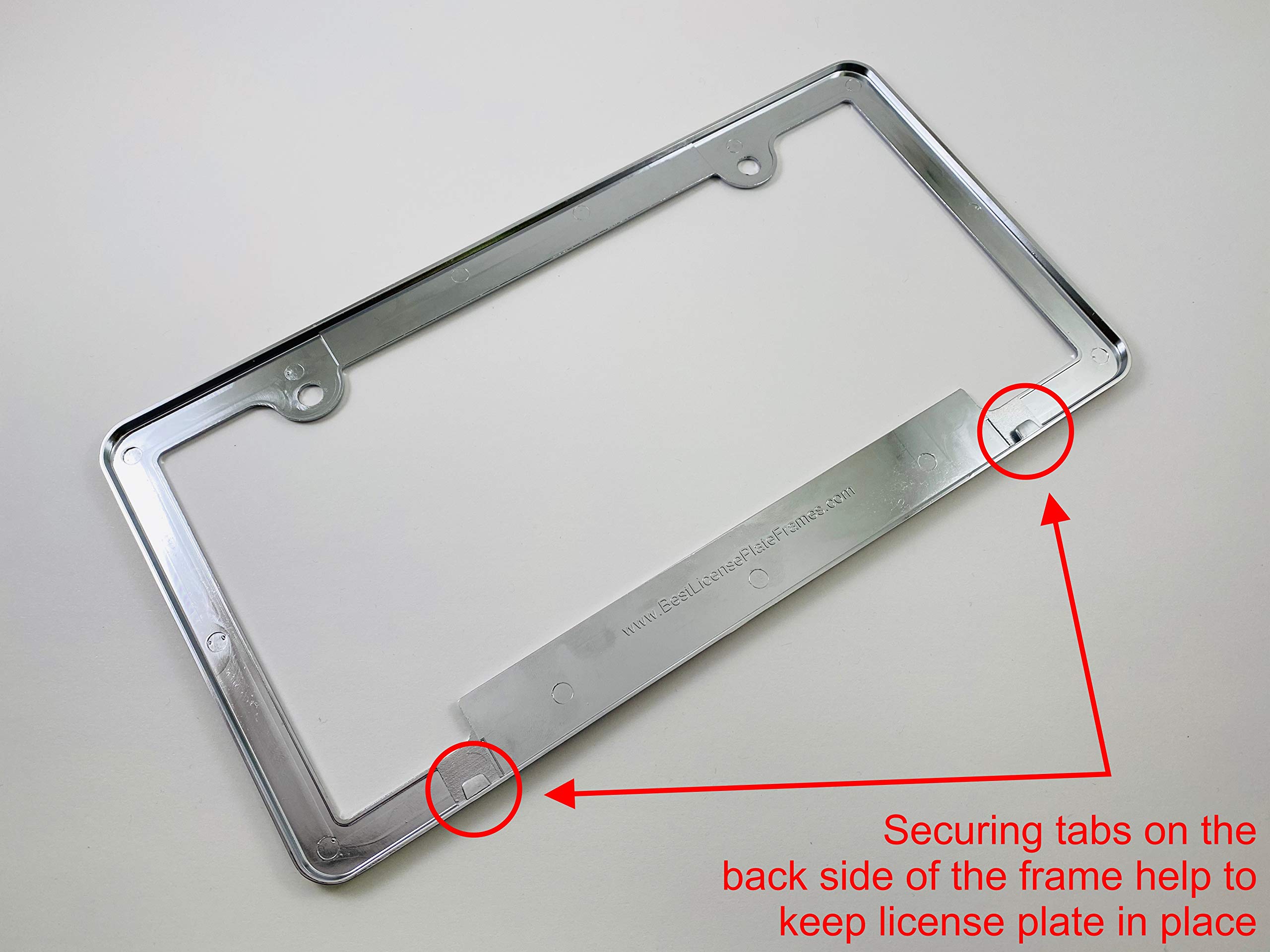 Custom Laser Engraved Crystal License Plate Frame - Personalized Car Bling for Gifts & Customization