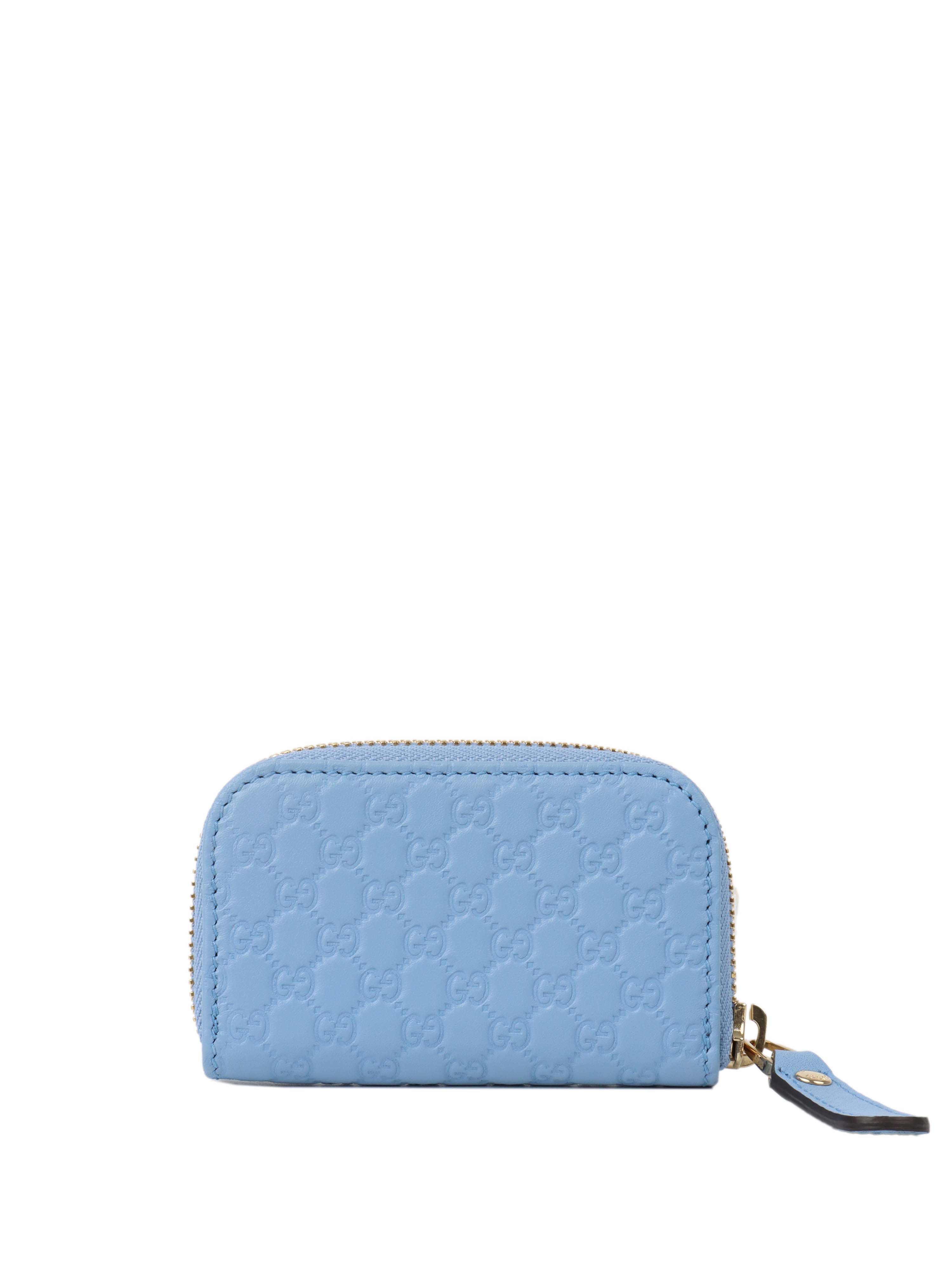 Gucci Monogram Coin Case - Luxury Leather Wallet for Coins & Cards | Perfect for Travel, Parties & Everyday Use