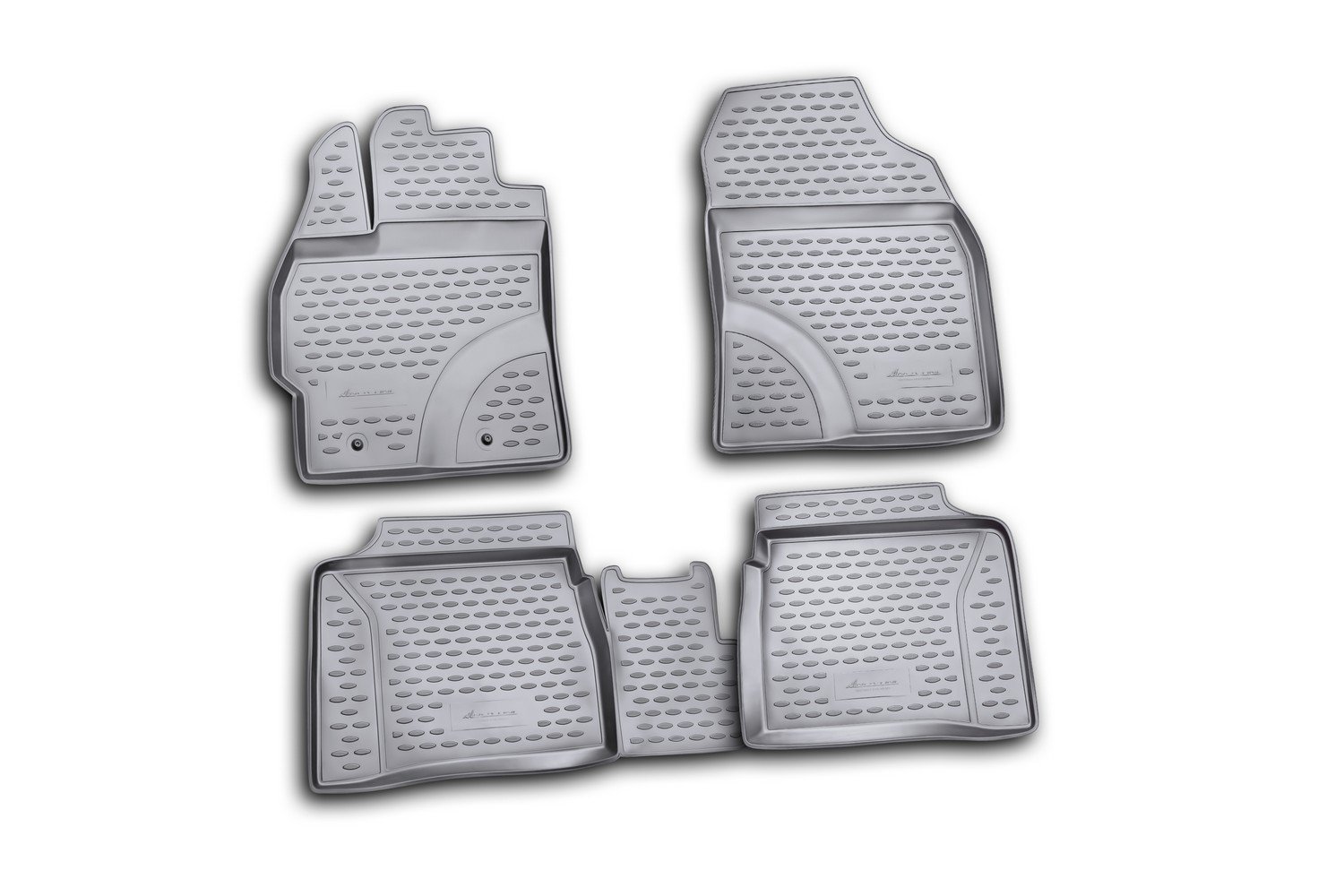 Novline 48.22.210 All-Weather Floor Mats for 2010-2011 Toyota Prius - Heavy Duty Black Car Floor Liners - Perfect for Winter, Rain & Mud Protection - Ideal for Daily Commute & Road Trips
