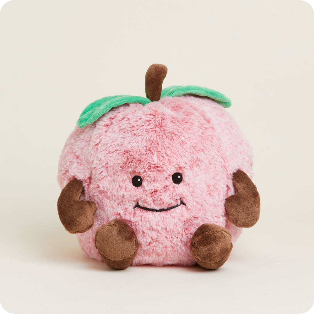 Red Apple Warmies Microwaveable Heating Plush Toy for Kids & Adults - Perfect for Relaxation, Stress Relief & Pain Management