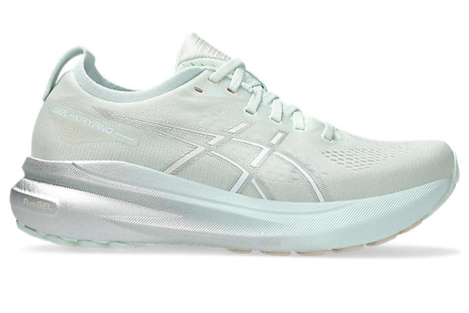 ASICS Women's Gel-Kayano 31 Running Shoes (B Width) - Pure Aqua/Pure Silver | Stability & Cushion for Road Running, Jogging, Gym Workouts