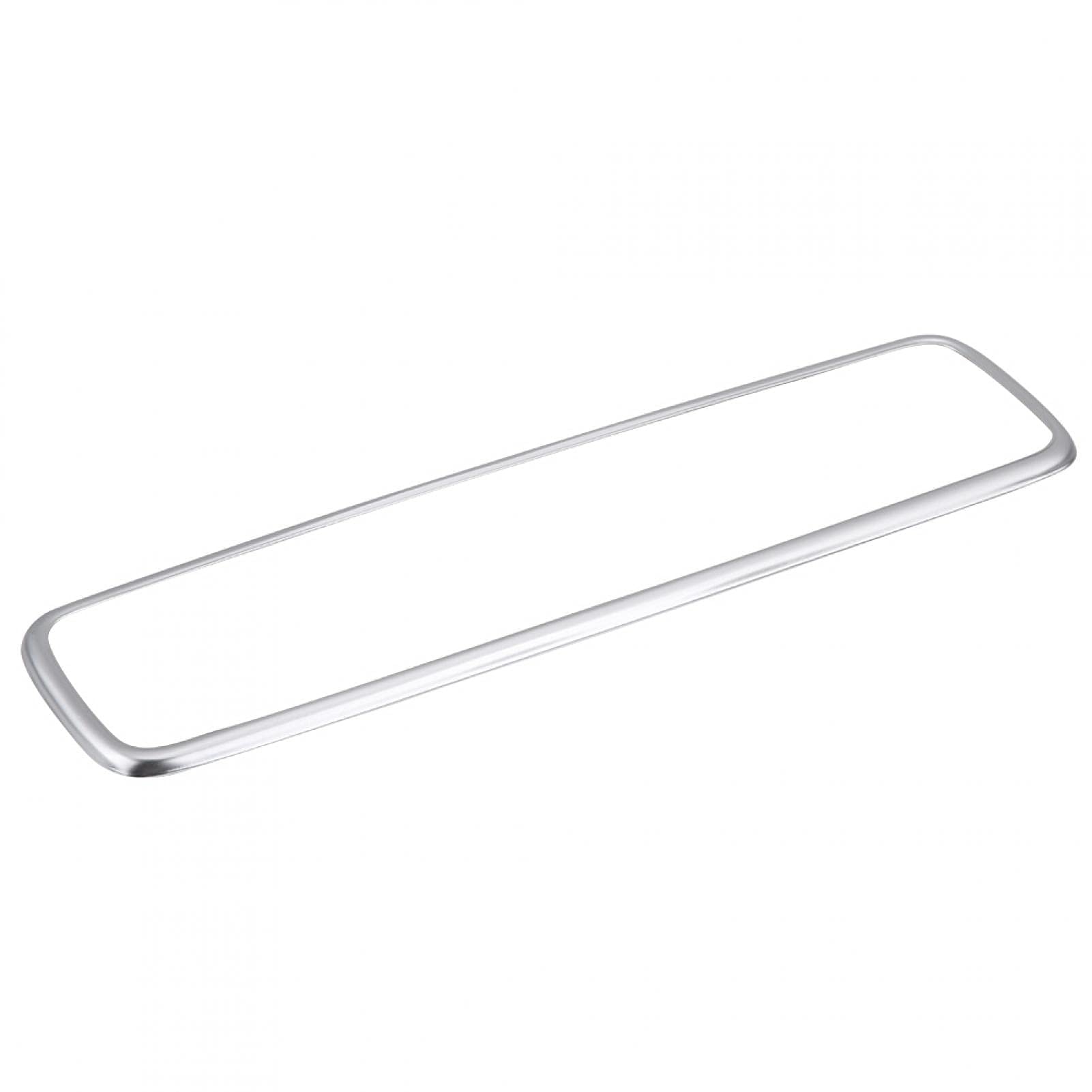 Gaeirt Chrome Plated Rustproof Interior Rear View Mirror Trim - 9.3x2.6 Inch Colorfast Inner Rearview Mirror Frame for Car | Universal Fit, Easy Installation, Enhances Car Interior Style