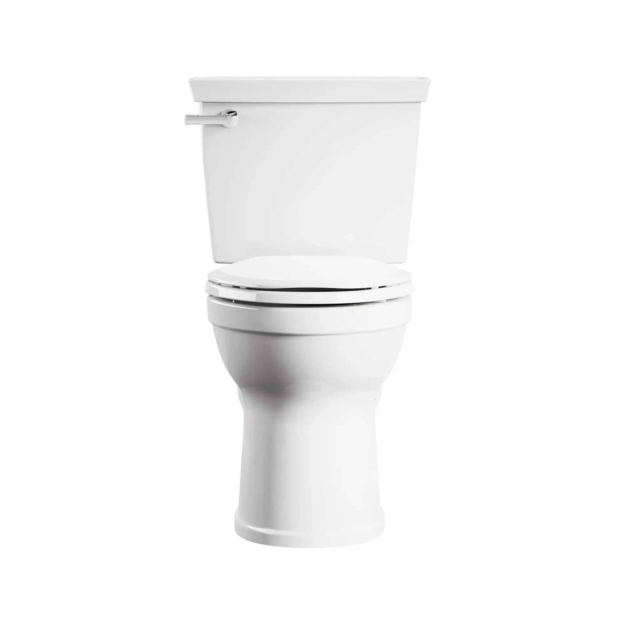 Champion® 4 Two-Piece 1.28 GPF/4.8 LPF Water-Saving Round Front Toilet with Soft-Close Seat - Perfect for Small Bathrooms & Powder Rooms